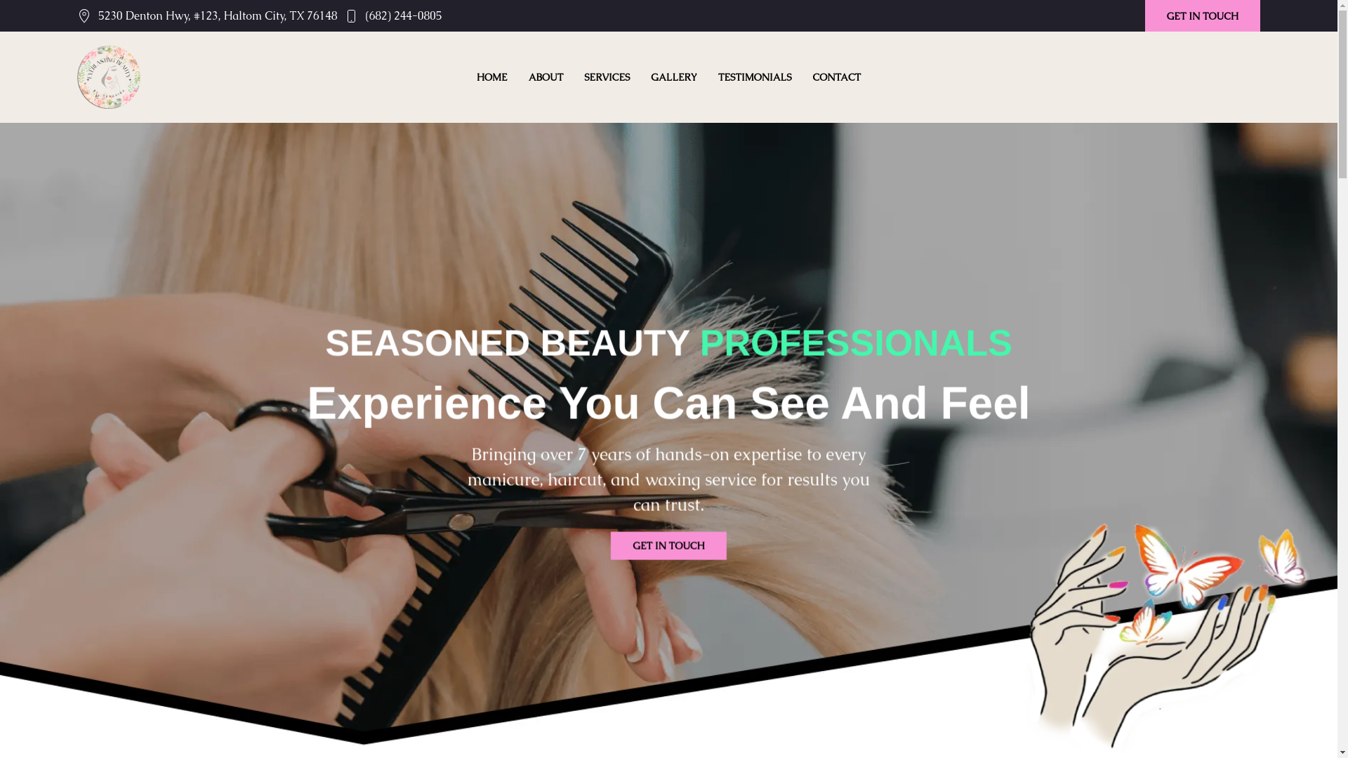 website screenshot of https://everlastingbeautytx.com/