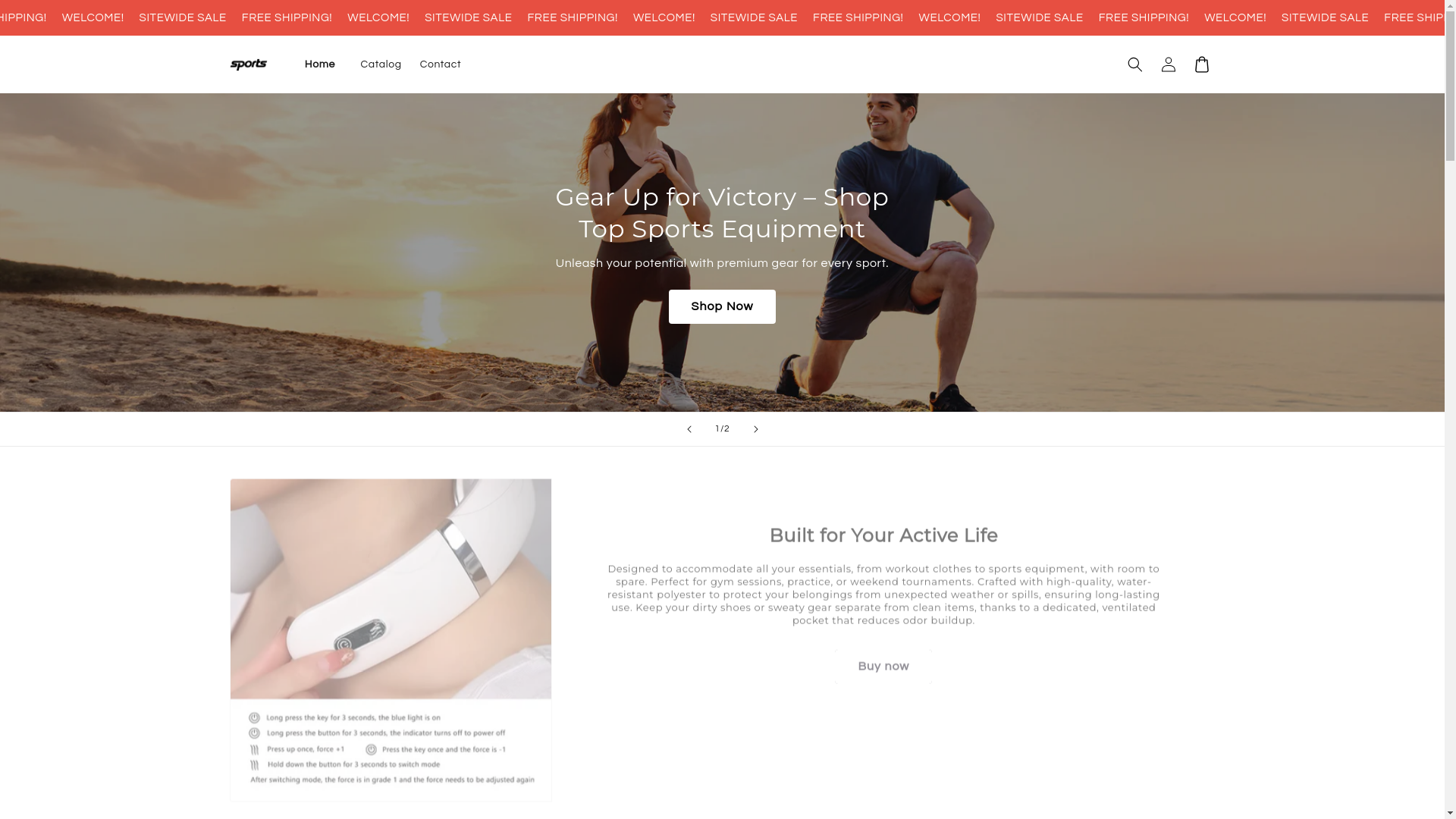 website screenshot of https://gautnam.store/