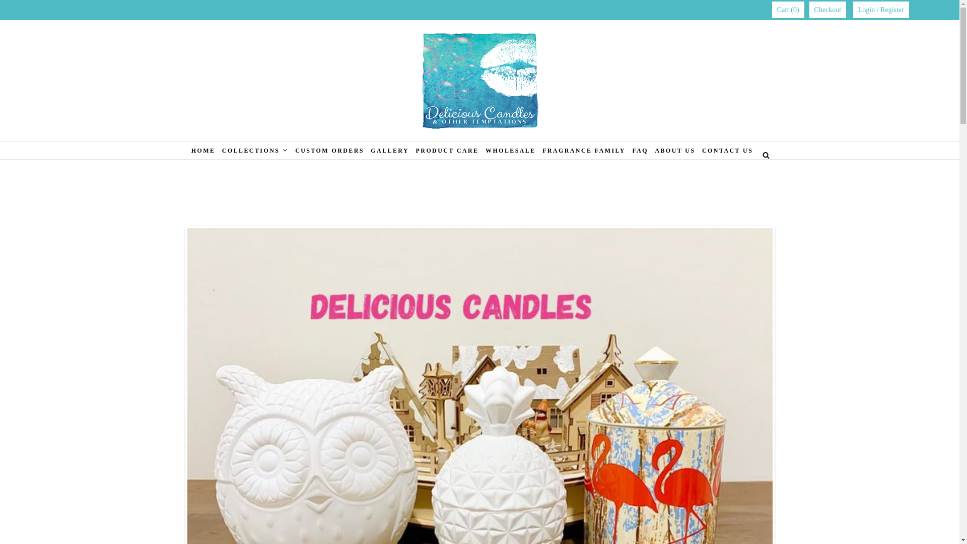 website screenshot of https://deliciouscandles.online/