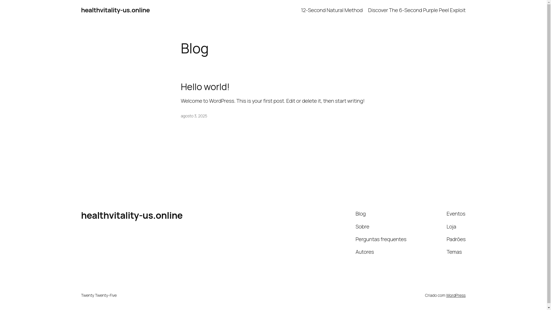 website screenshot of https://healthvitality-us.online/