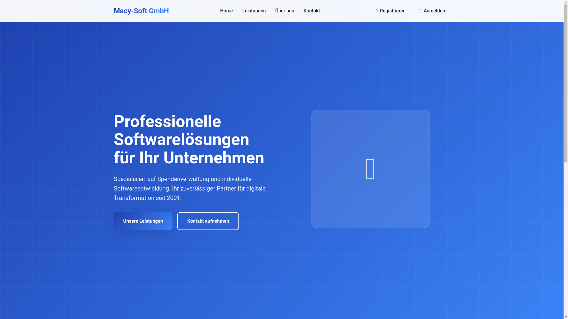 website screenshot of https://macysoftcore.ch/