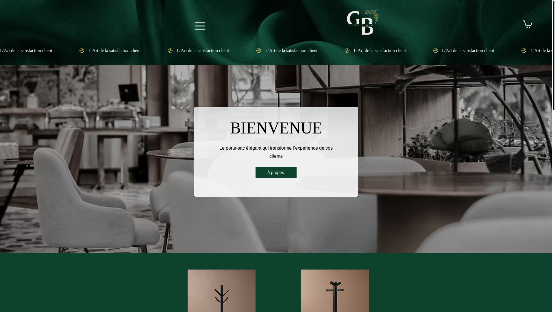 website screenshot of https://gentlebag.fr/