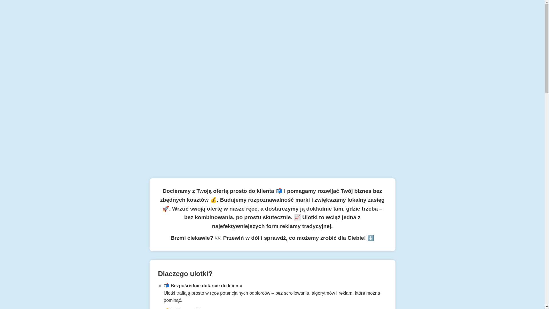 website screenshot of https://ulotka.info/