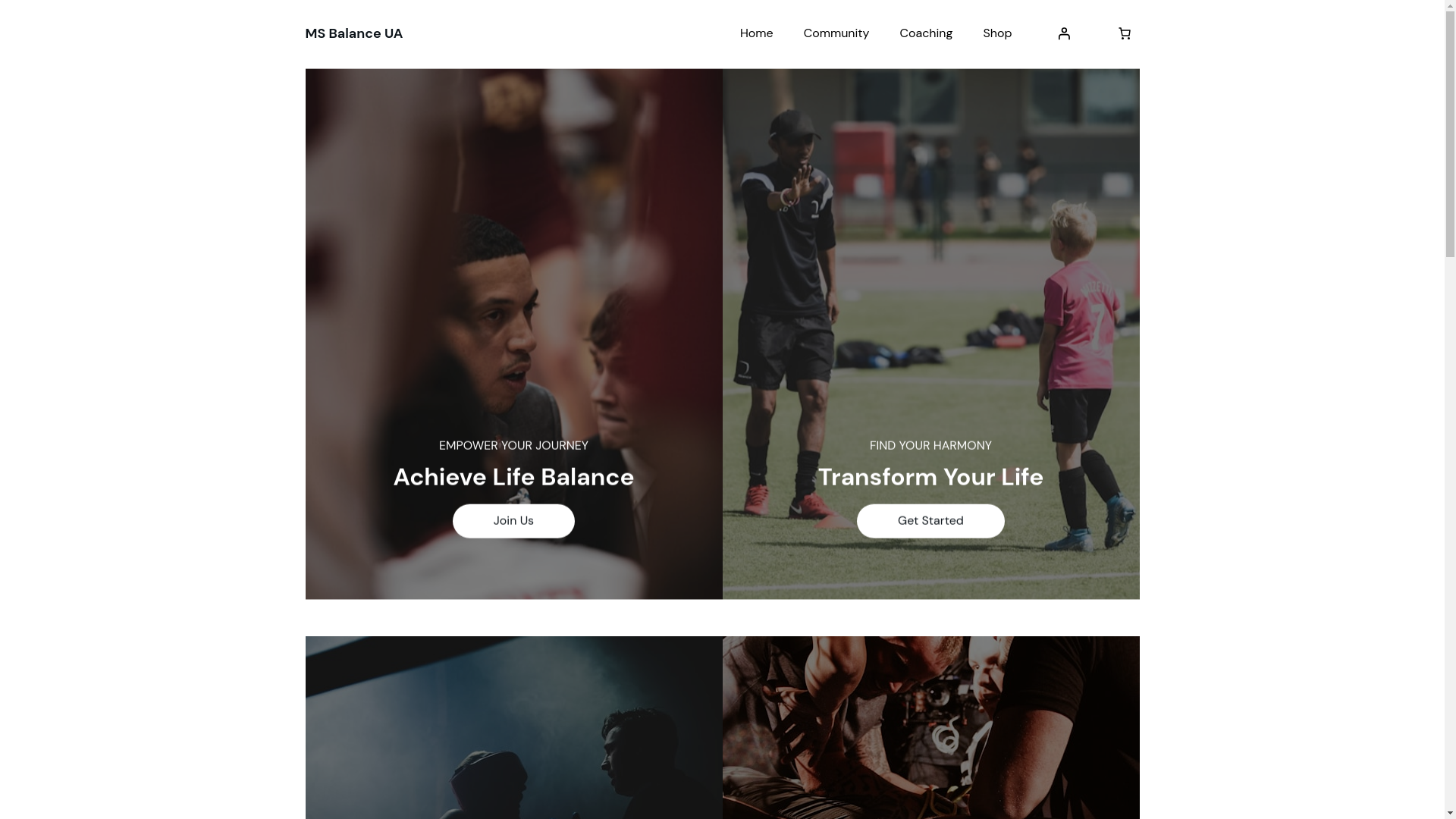 website screenshot of https://balanceua.com/