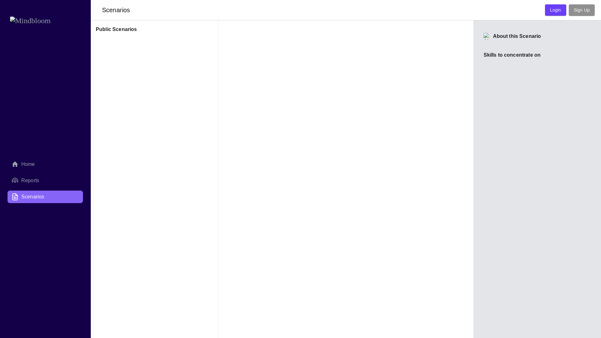 website screenshot of https://mindbloom-cf.pages.dev/