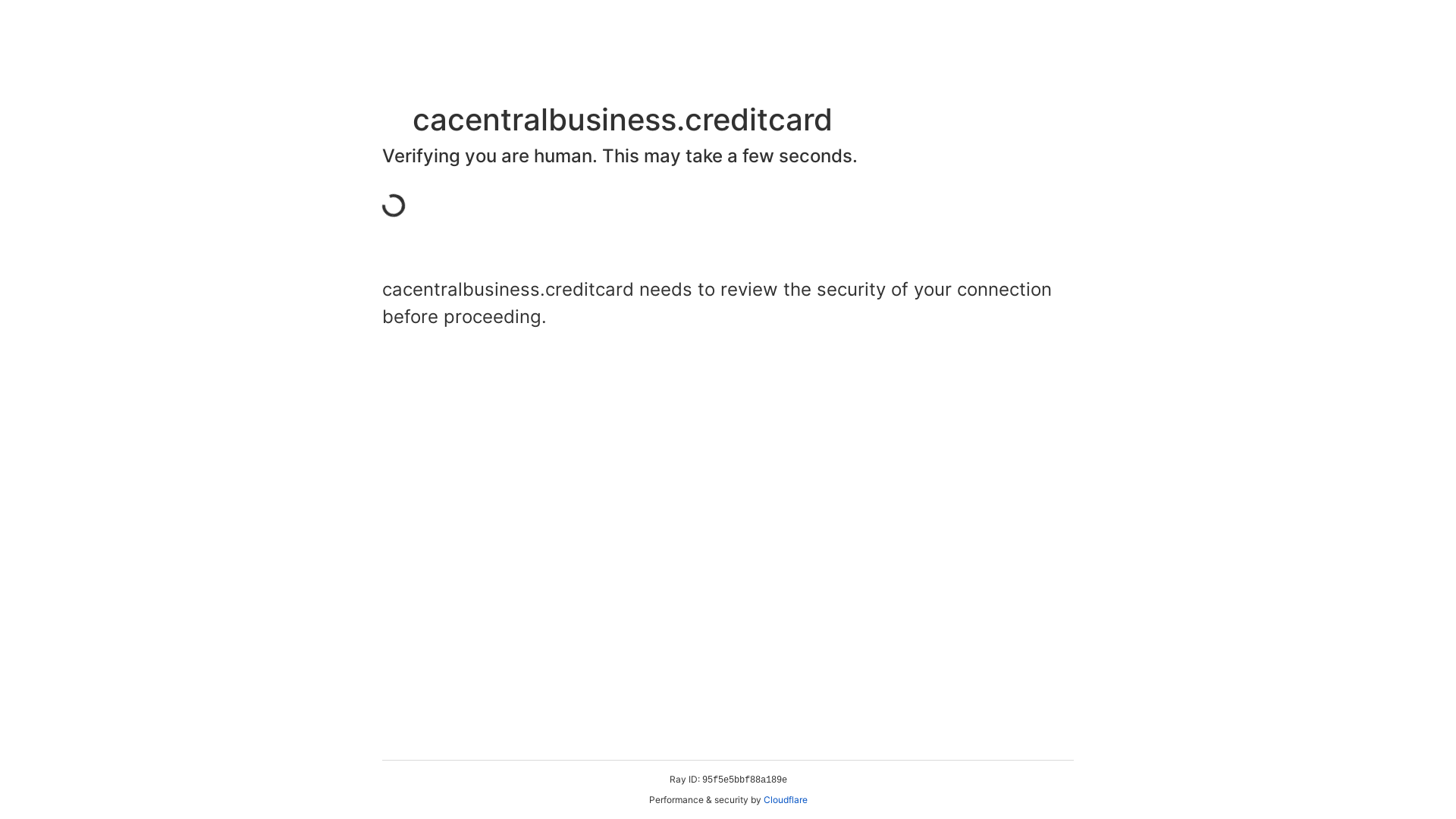 website screenshot of https://cacentralbusiness.creditcard/