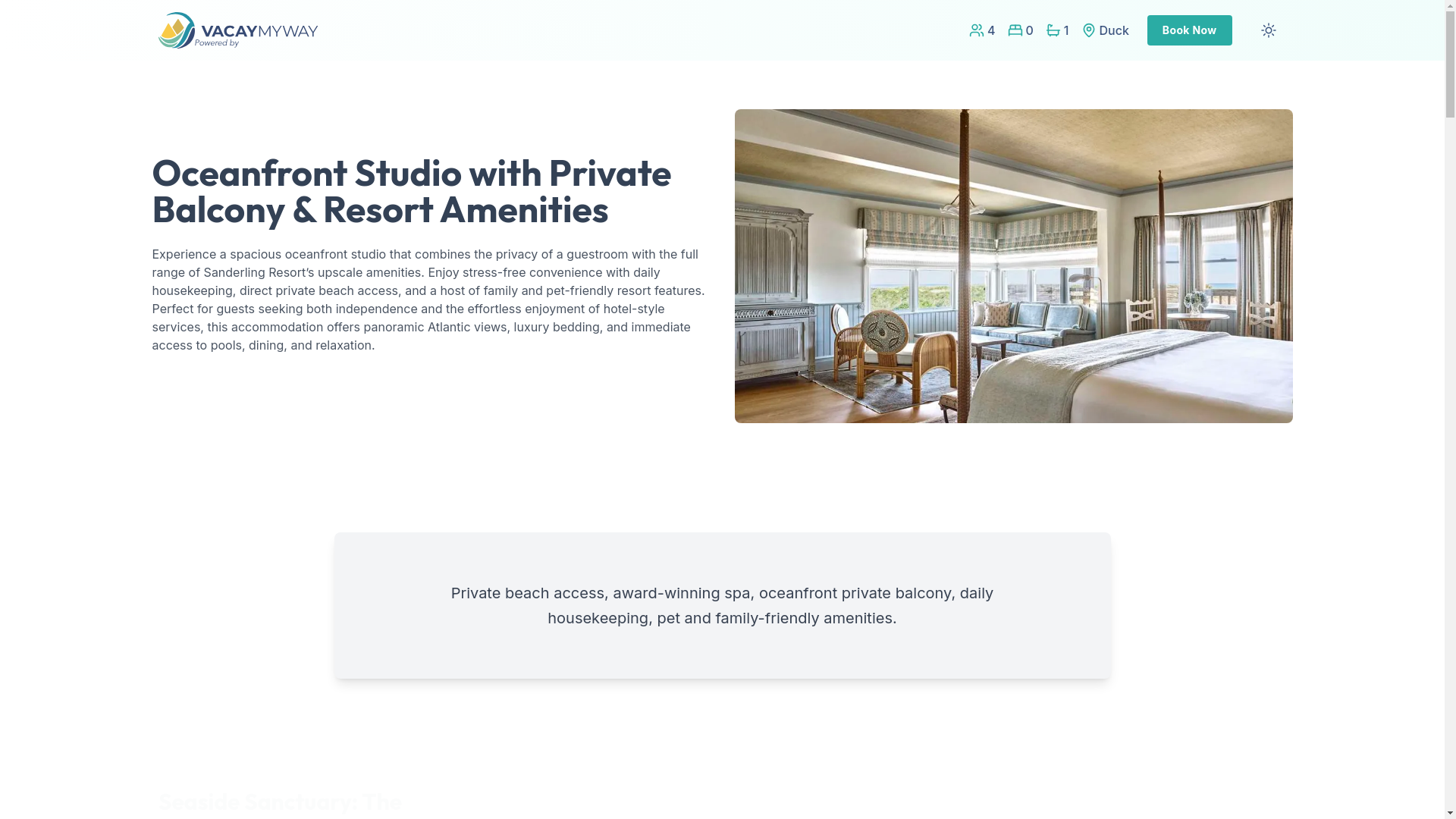 website screenshot of https://surfcurrituck.camp/