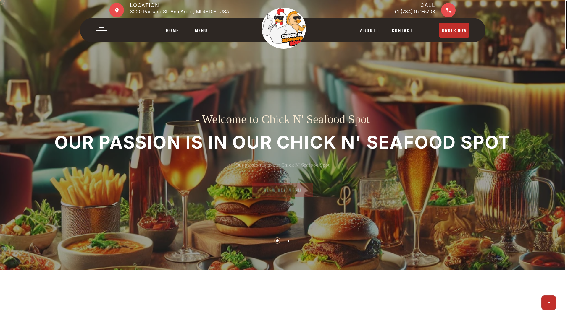 website screenshot of https://chick-n-seafood-spot.pages.dev/