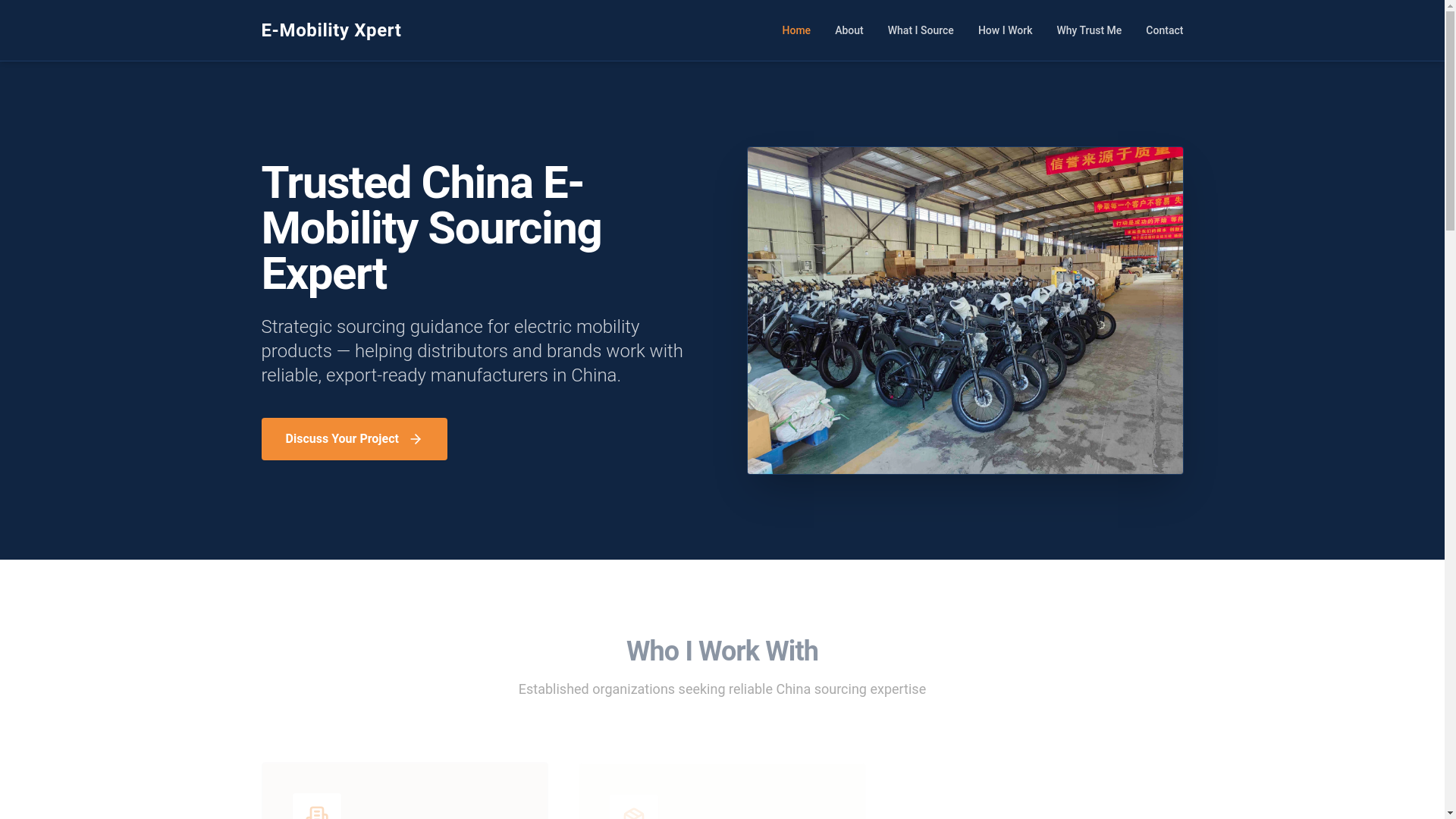website screenshot of https://emobility-xpert.com/