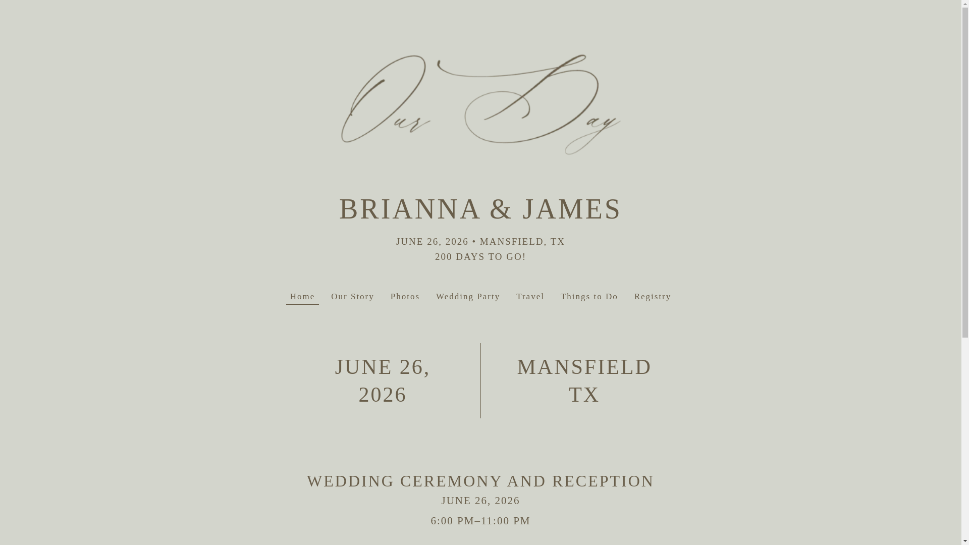 website screenshot of https://jandbwedding26.com/