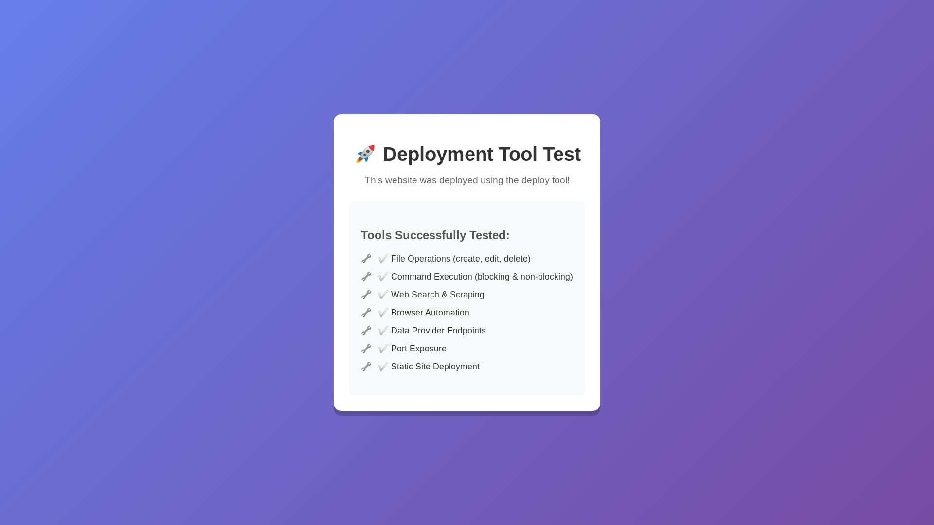 website screenshot of https://5cd624bc-83b8-48f7-9a7a-c1e3aa1a8d70-tool-testing-demo.pages.dev/