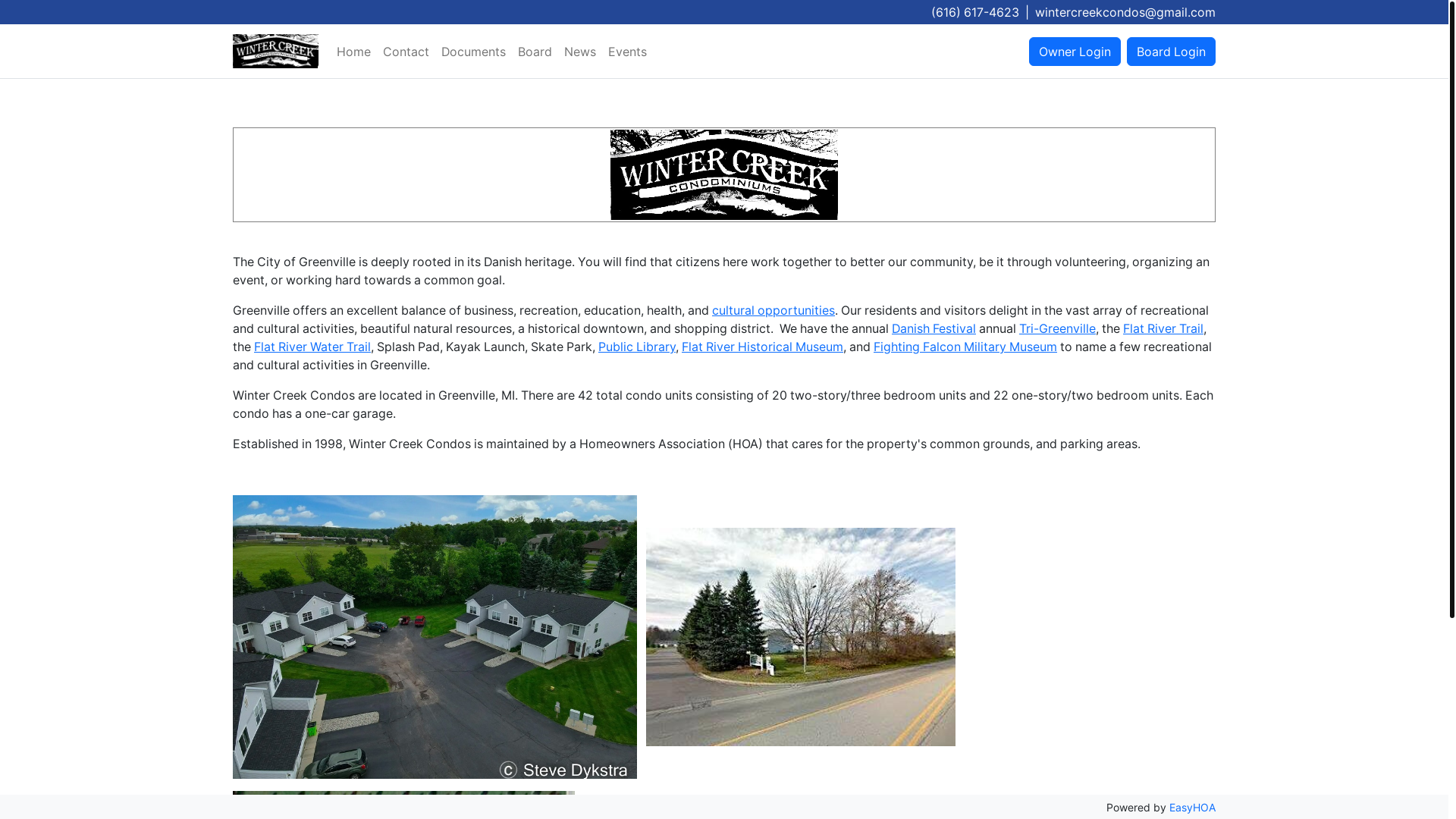 website screenshot of https://wintercreekcondos.net/