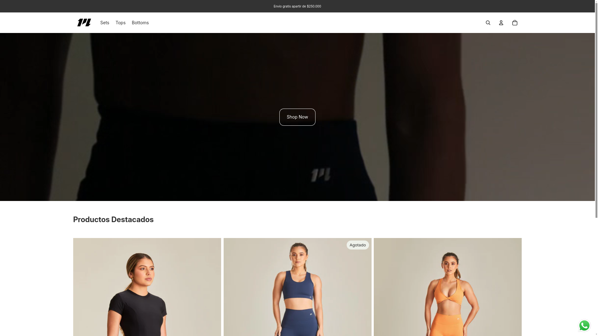 website screenshot of https://onemoreactive.co/