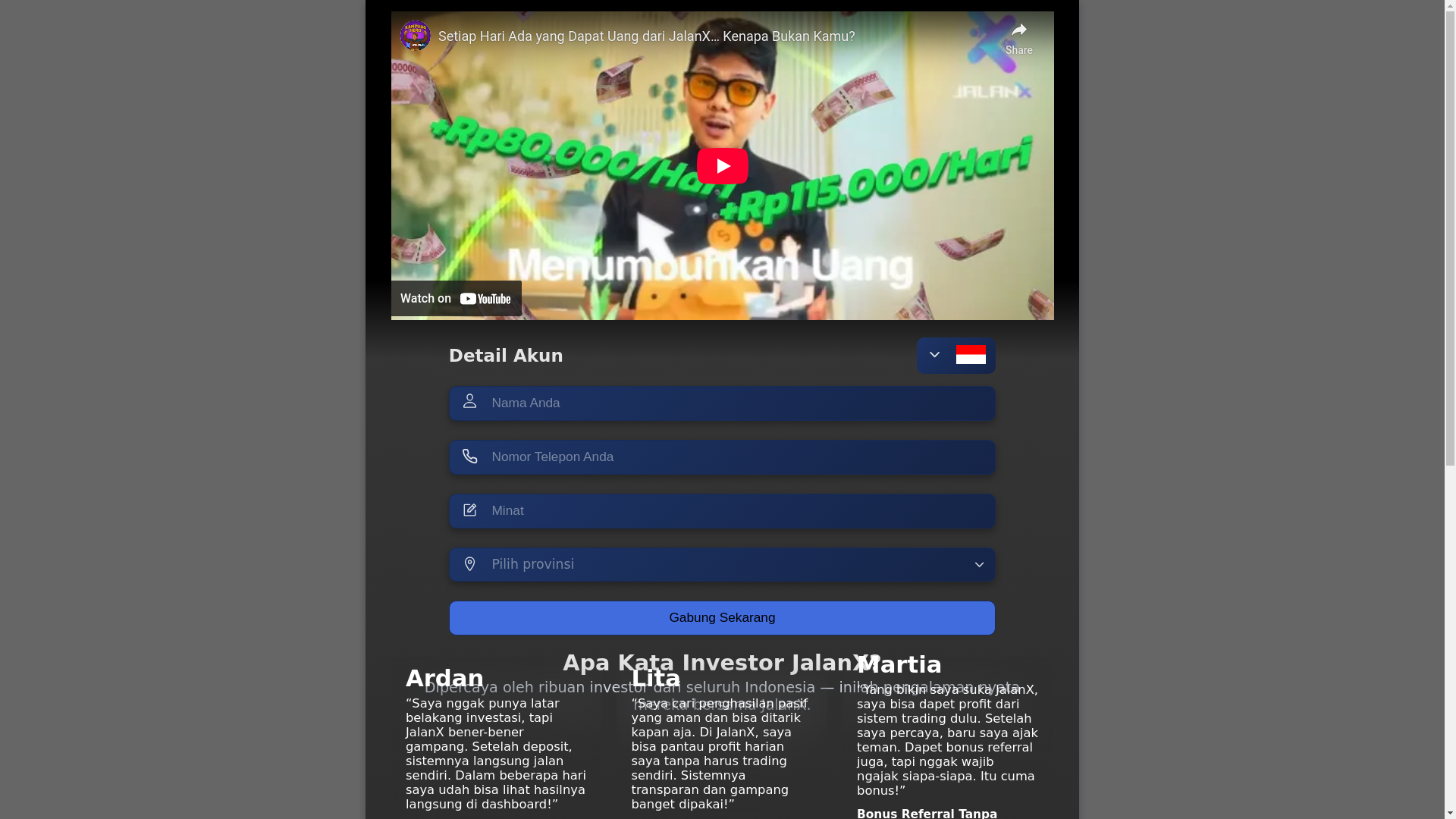 website screenshot of https://landing-jalanx.pages.dev/