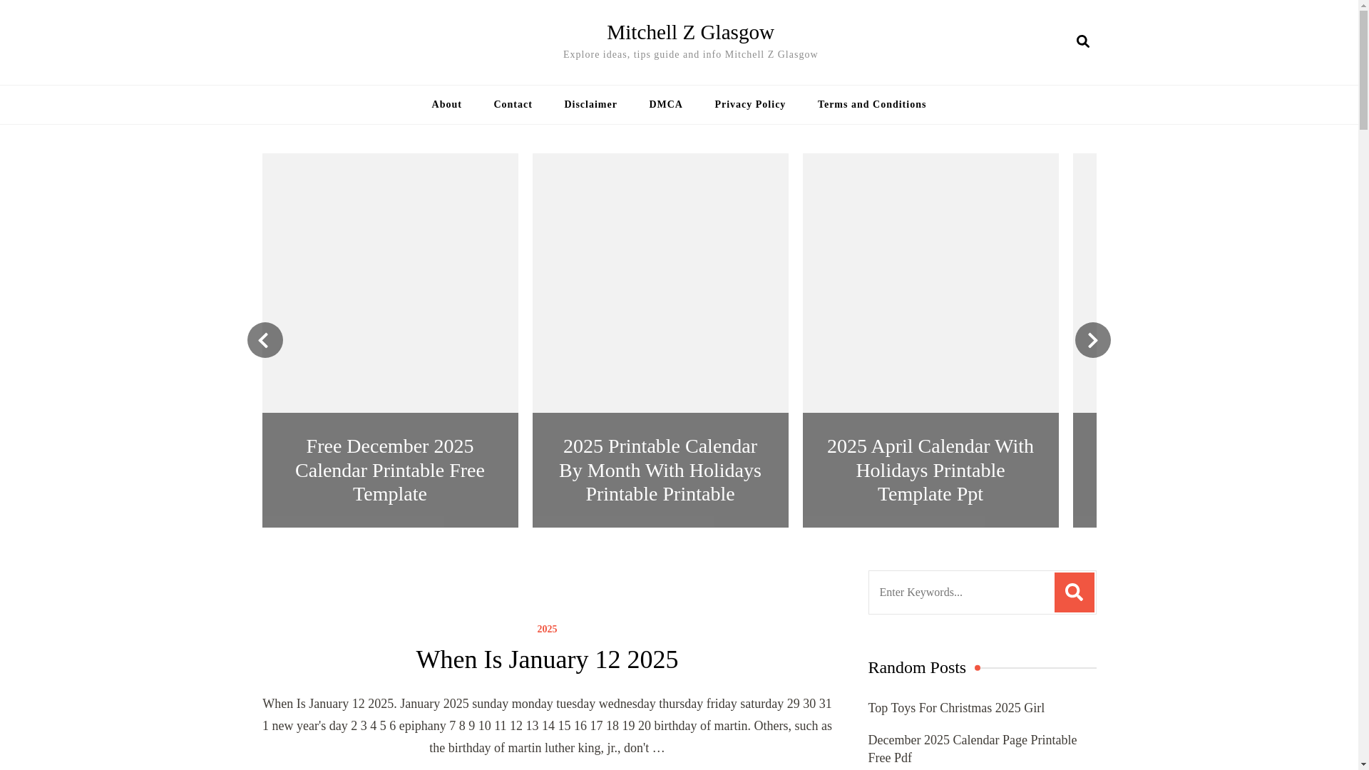 website screenshot of https://mitchellzglasgow.pages.dev/
