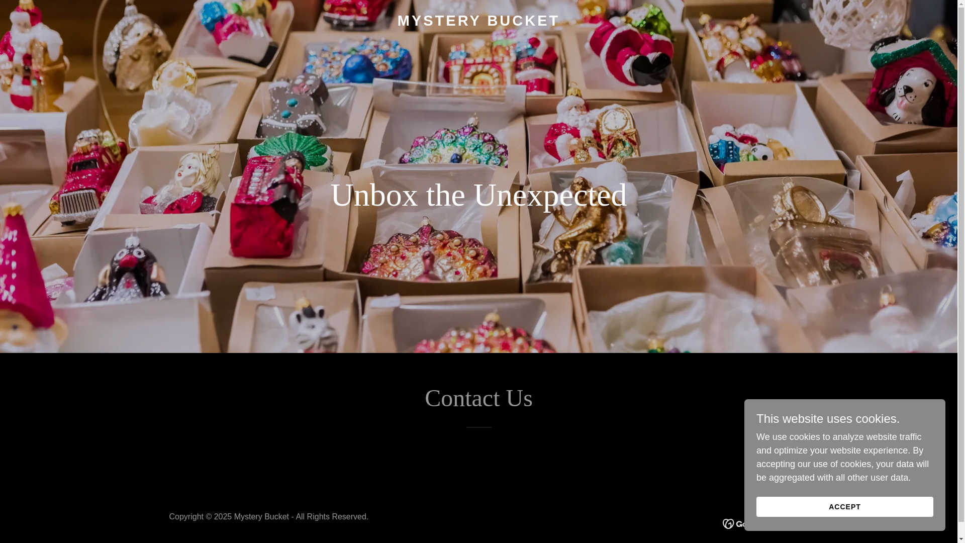 website screenshot of https://mysterybucket.in/