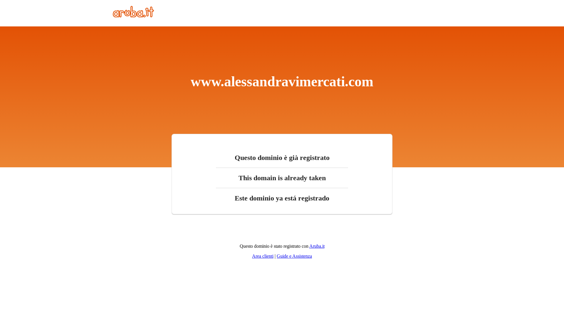 website screenshot of https://alessandravimercati.it/