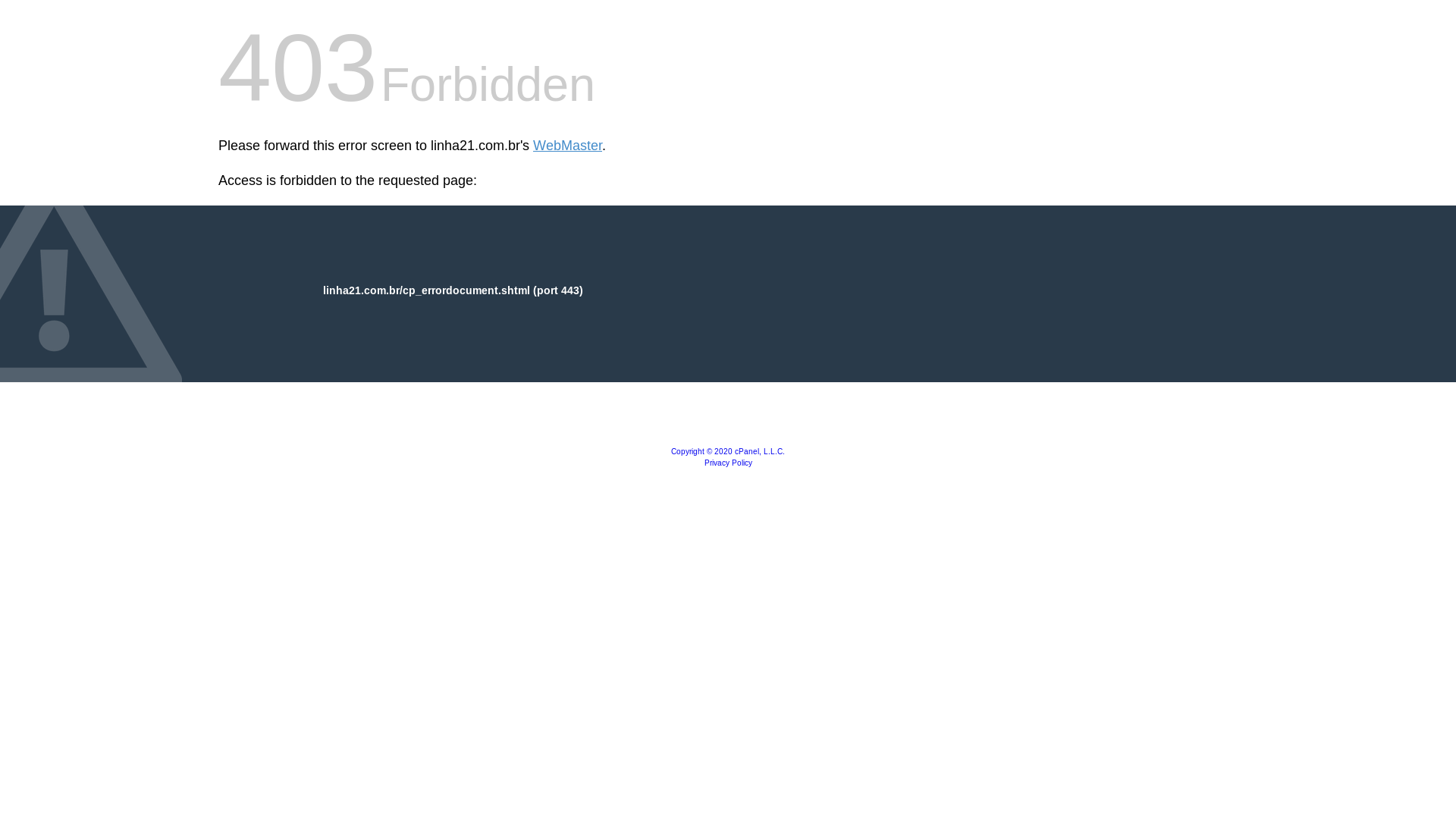 website screenshot of https://linha21.com.br/