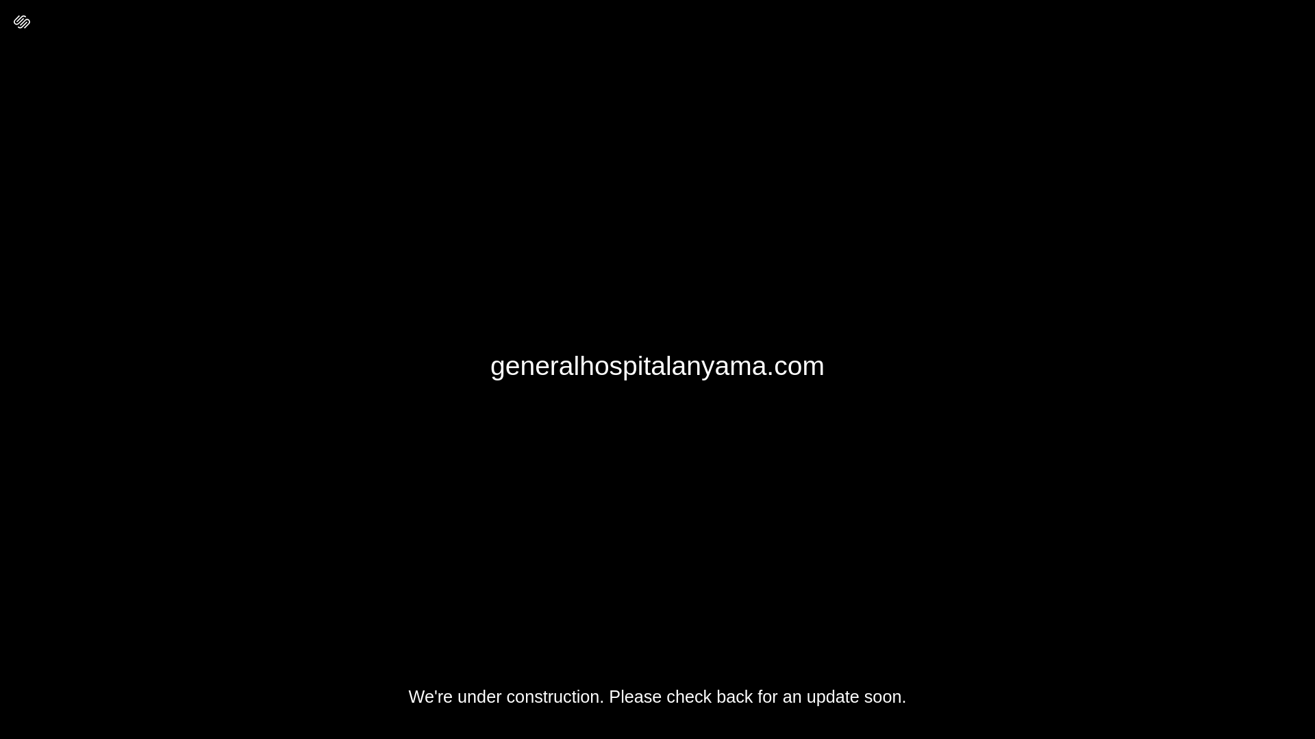 website screenshot of https://generalhospitalanyama.com/
