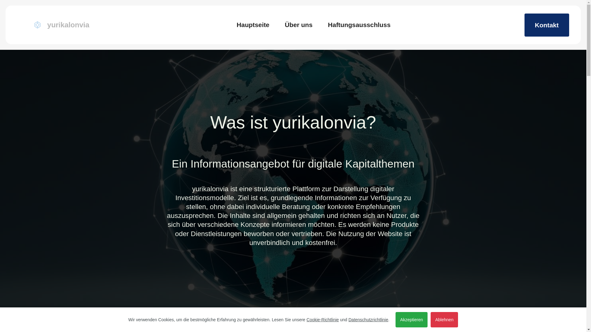 website screenshot of https://yurikalonvia.com/