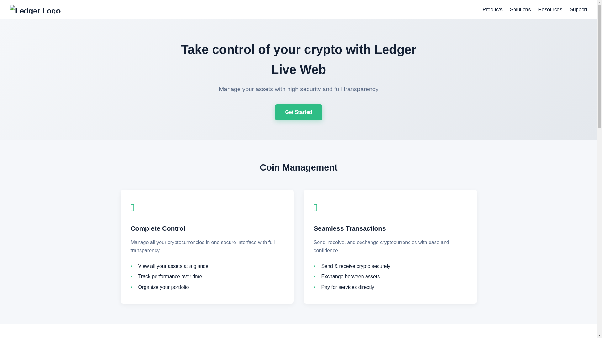 website screenshot of https://direct-ledger-io.pages.dev/