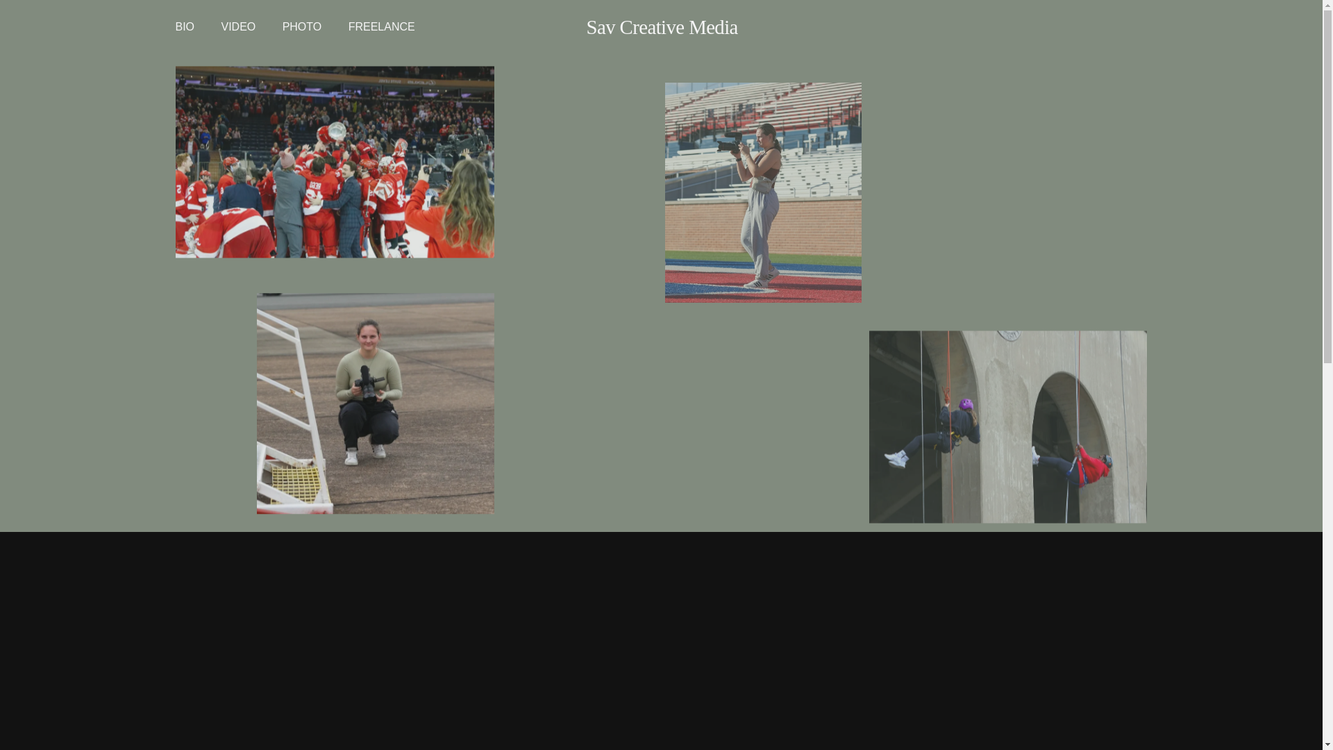 website screenshot of https://savcreativemedia.com/