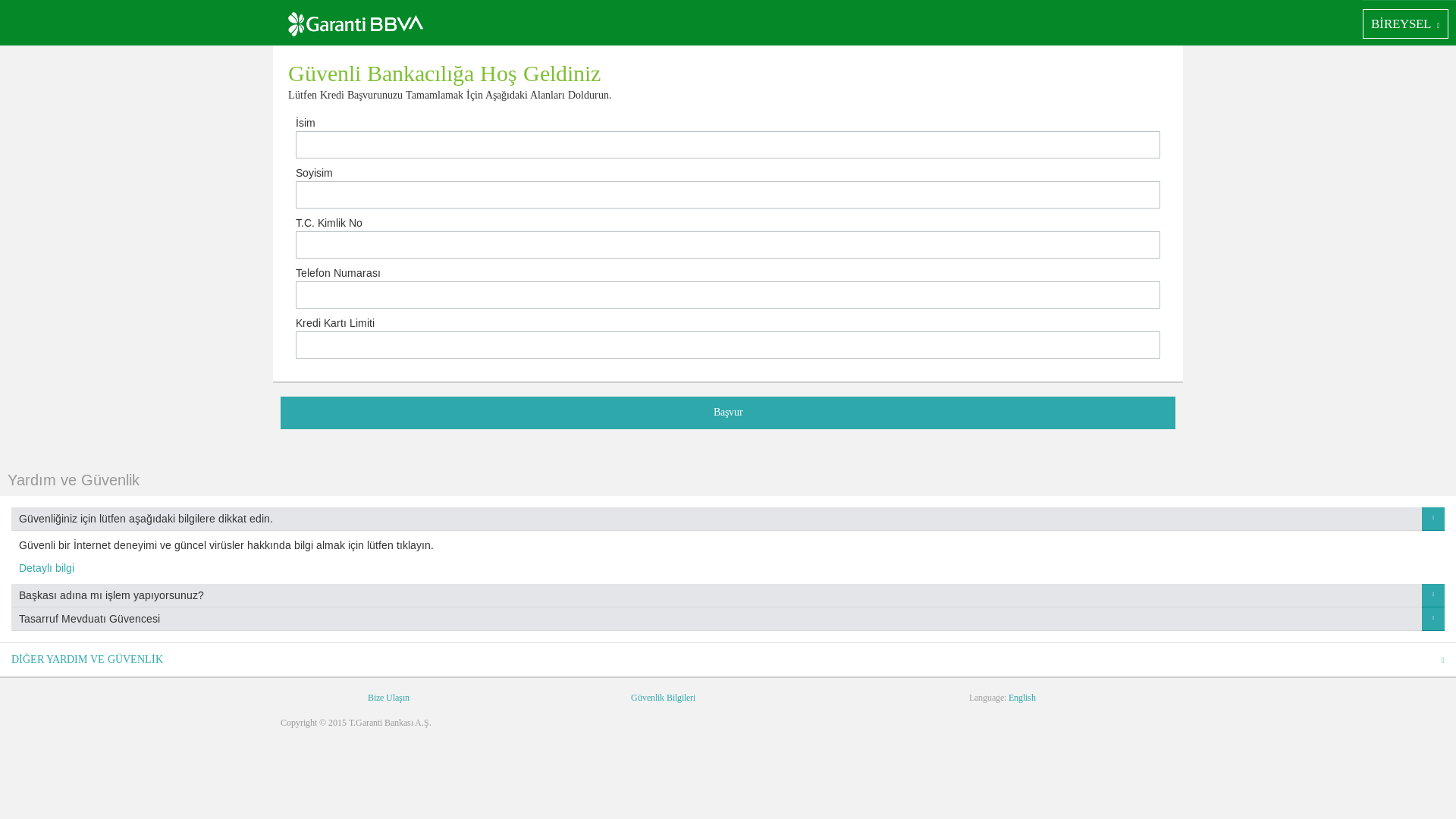 website screenshot of https://garantimiz.shop/