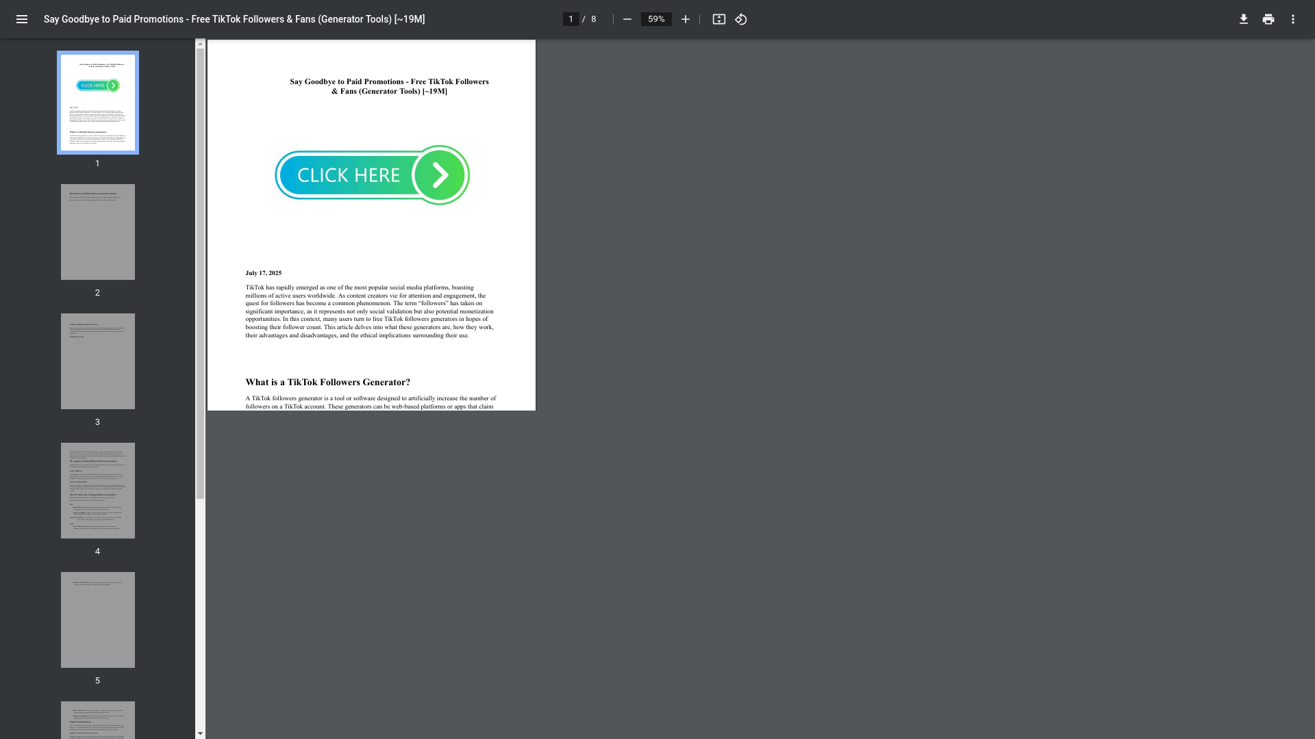 website screenshot of https://www.sesarju.eu/sites/default/files/webform/sids_2025_poster/_sid_/Free-TikTok-Followers.pdf