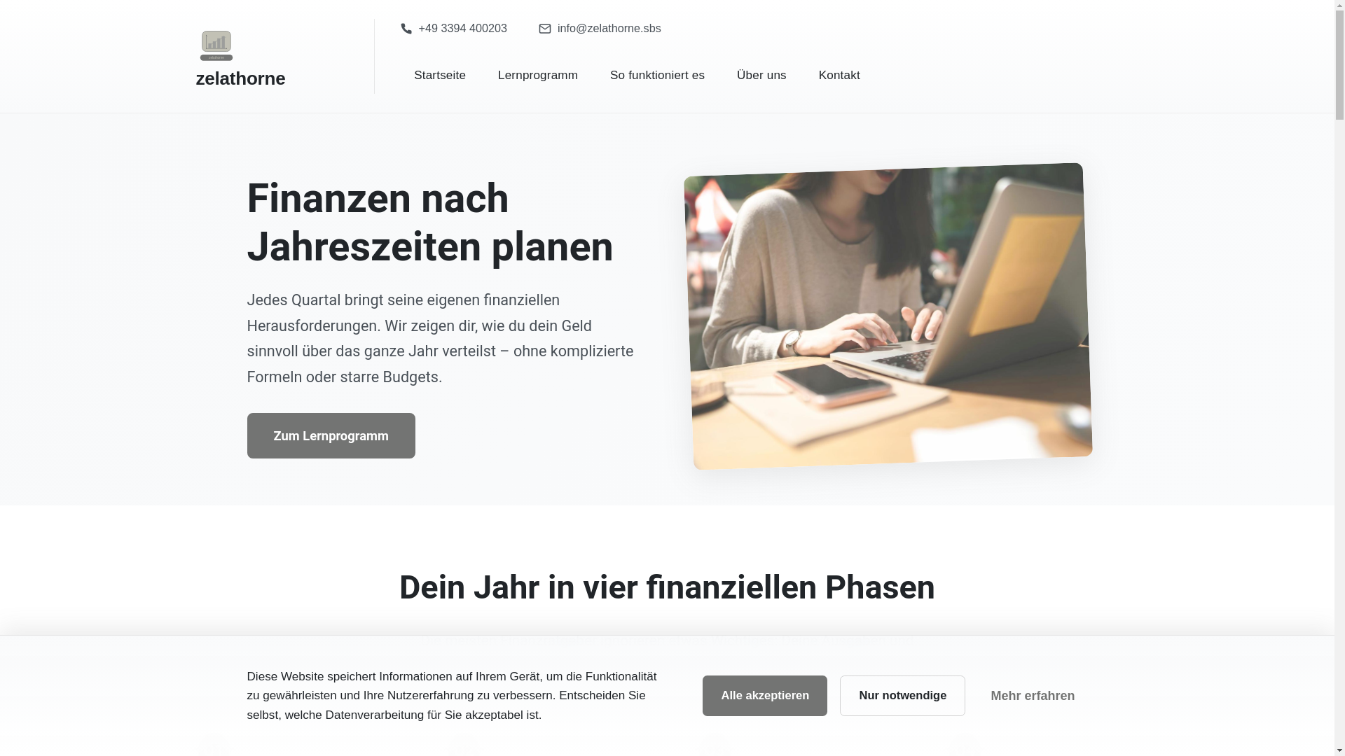 website screenshot of https://zelathorne.sbs/