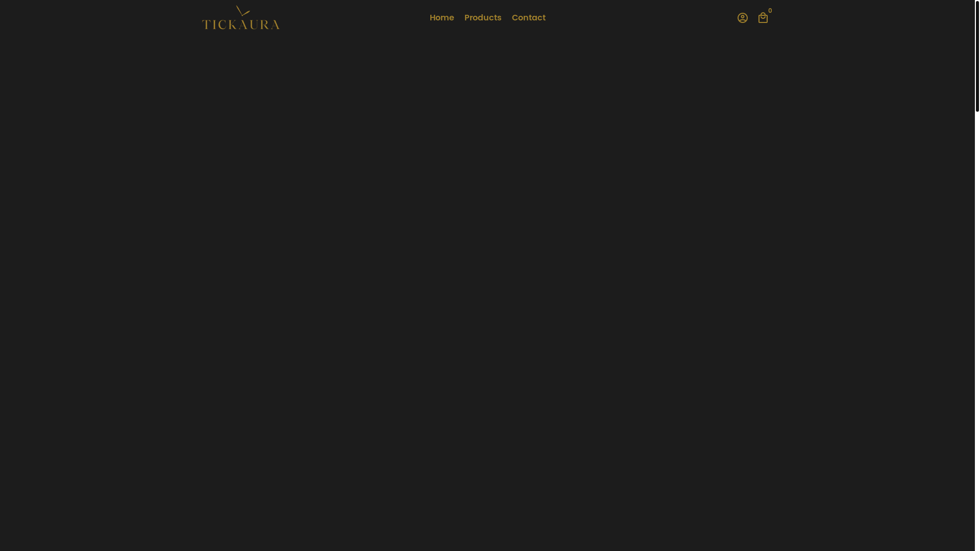 website screenshot of https://tickaura.com/