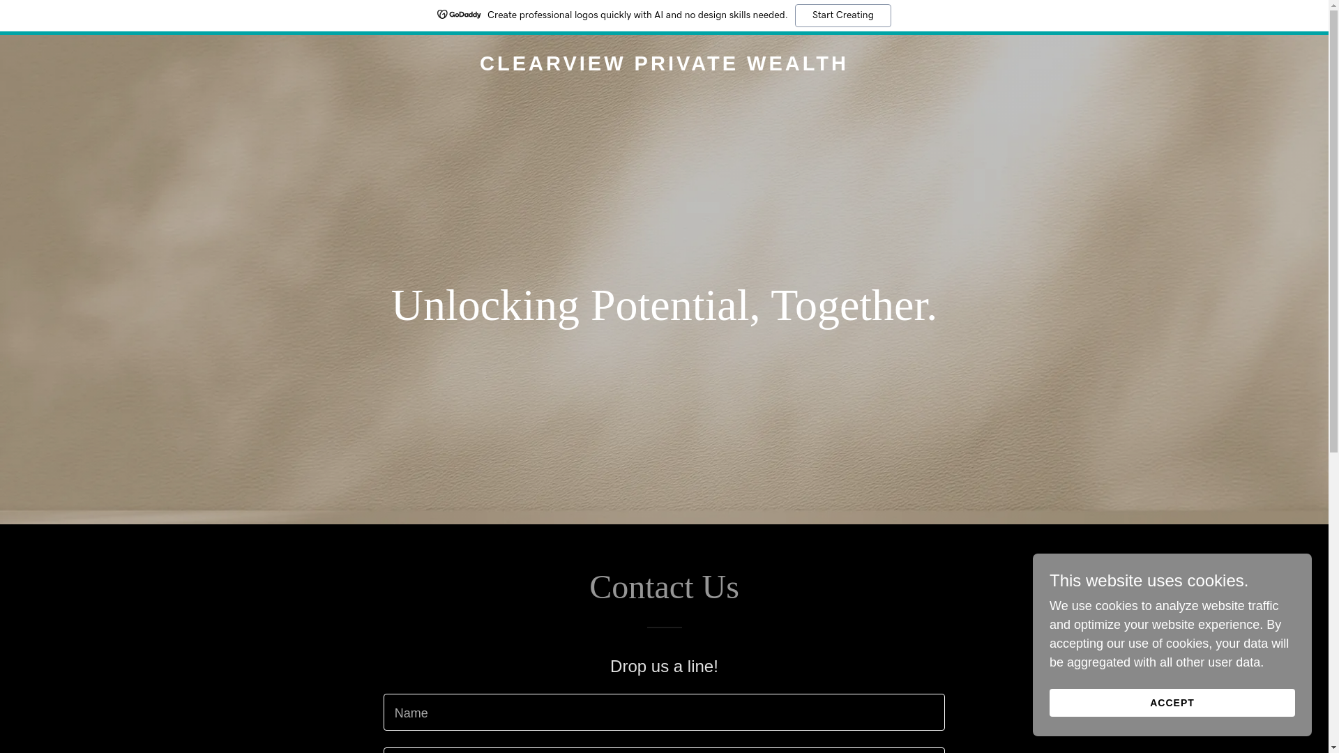 website screenshot of https://clearviewprivatewealth.com/