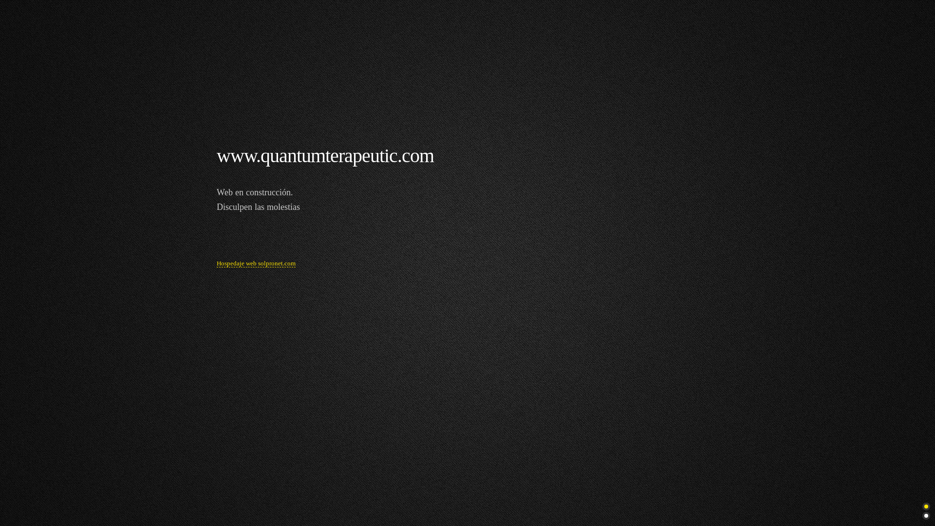 website screenshot of https://quantumterapeutic.es/