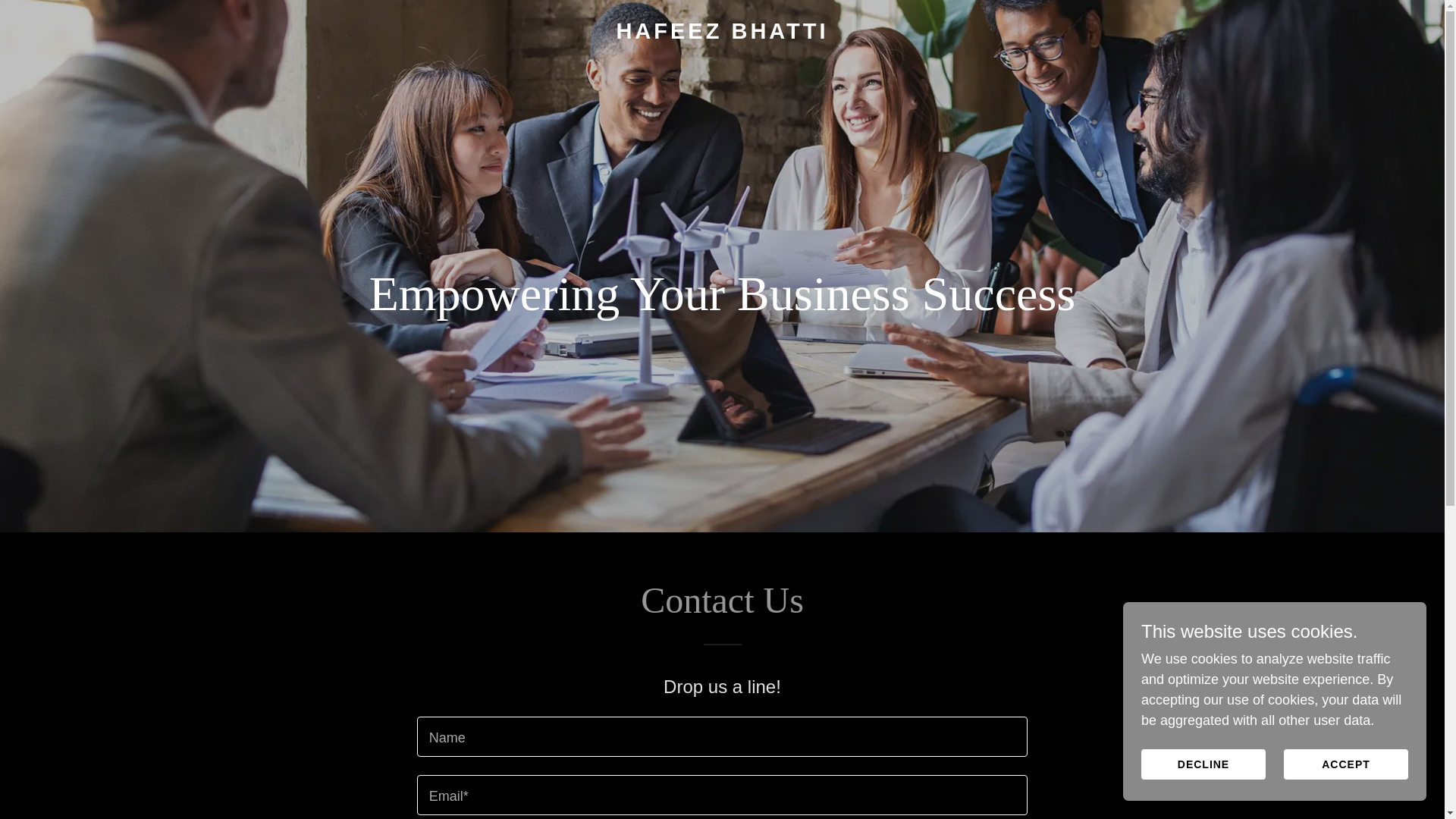 website screenshot of https://hafeezbhatti.com/