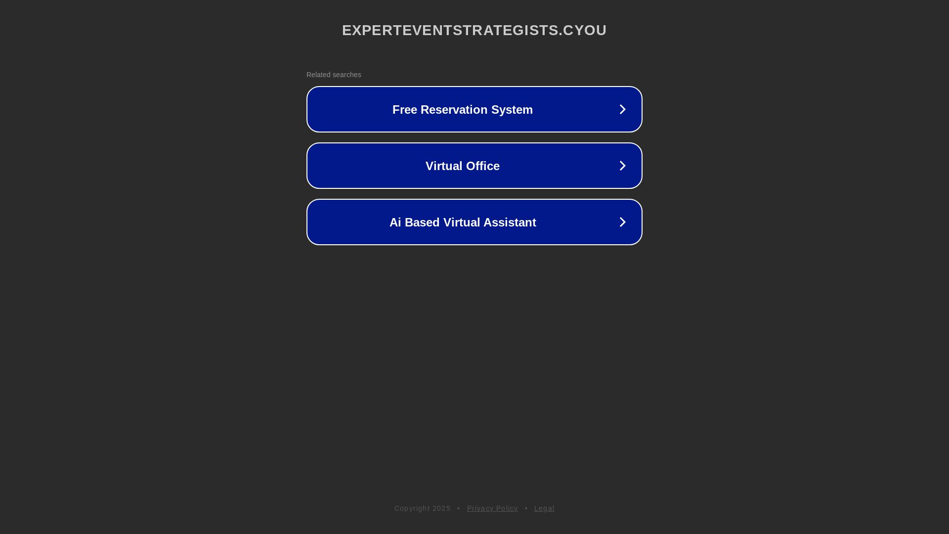 website screenshot of https://experteventstrategists.cyou/