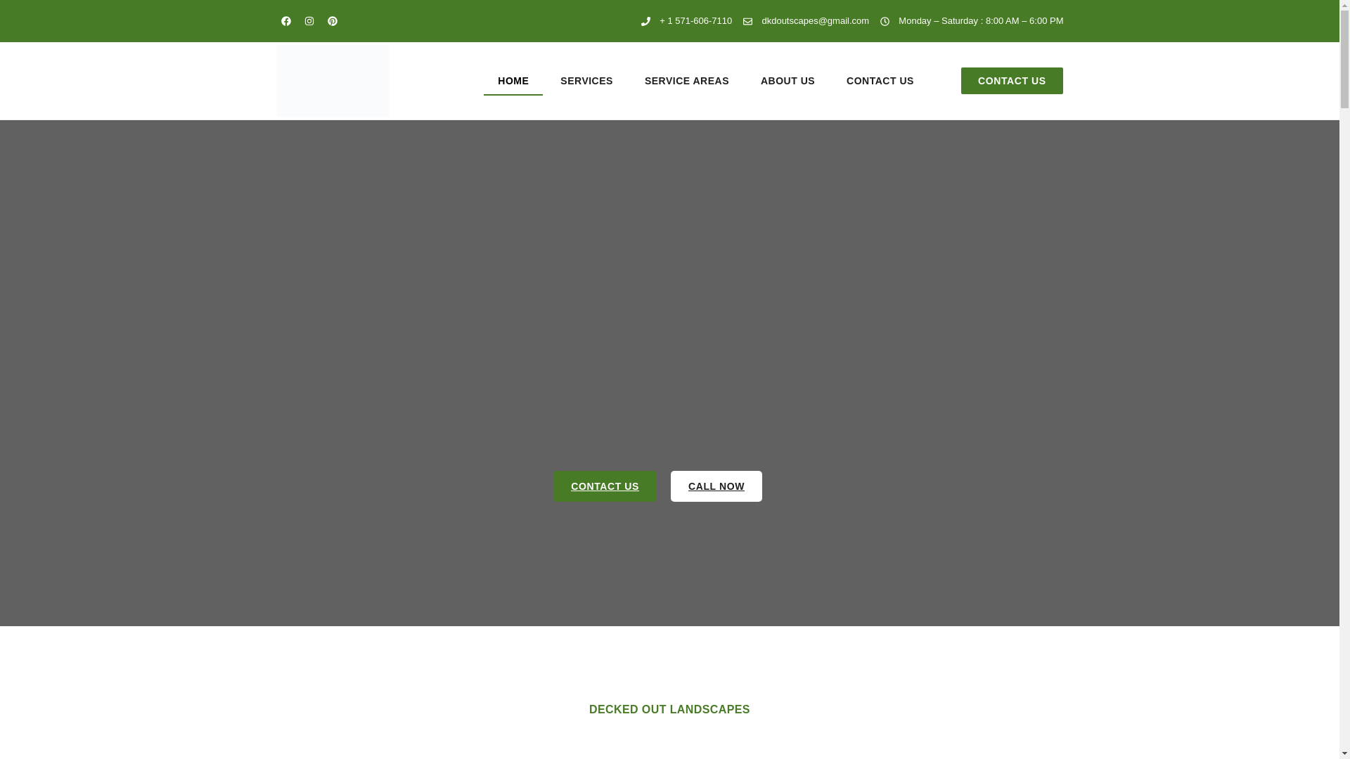 website screenshot of https://deckedoutlandscapesva.com/
