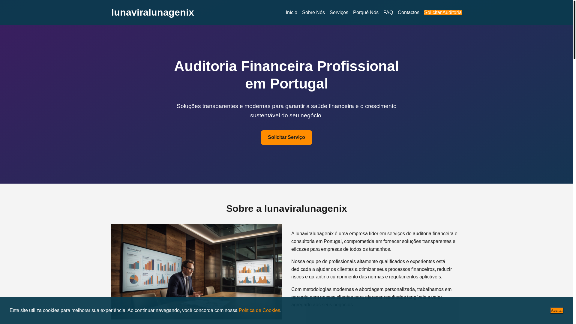 website screenshot of https://lunaviralunagenix.com/