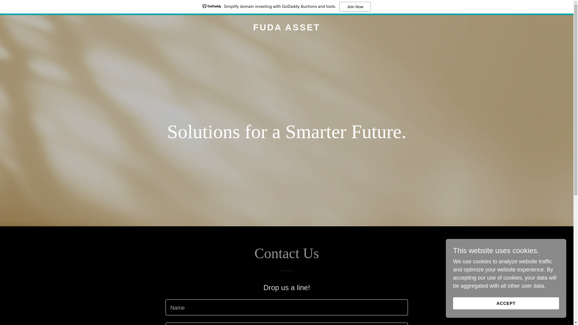 website screenshot of https://fudaasset.com/
