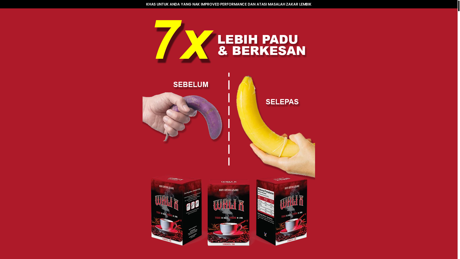 website screenshot of https://walixhqmalaysia.shop/