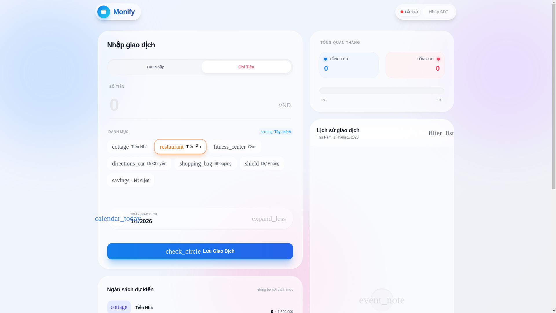 website screenshot of https://monify-gxrtohuuloi-logistics.pages.dev/
