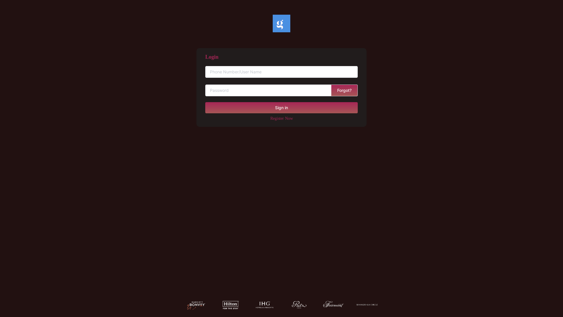 website screenshot of https://gourmetmarket.run/