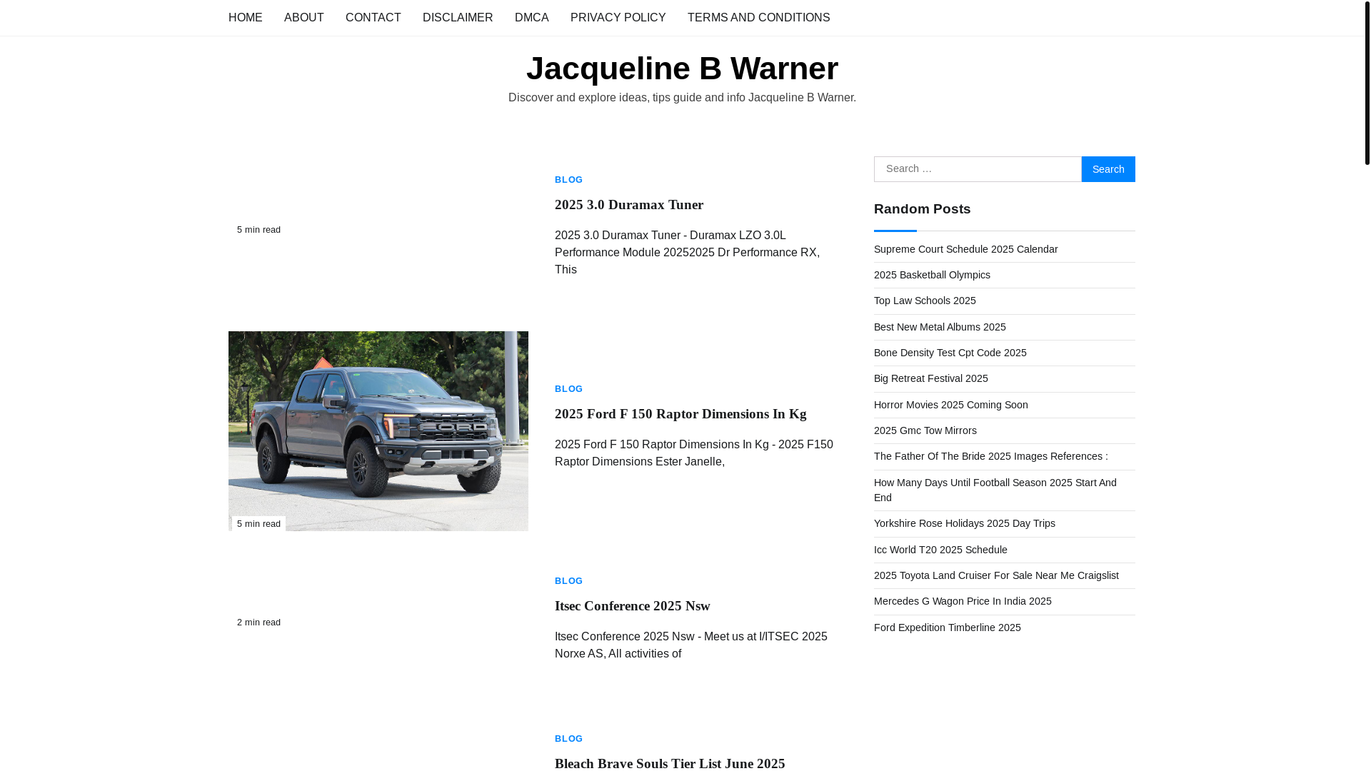website screenshot of https://jacquelinebwarnerm.pages.dev/