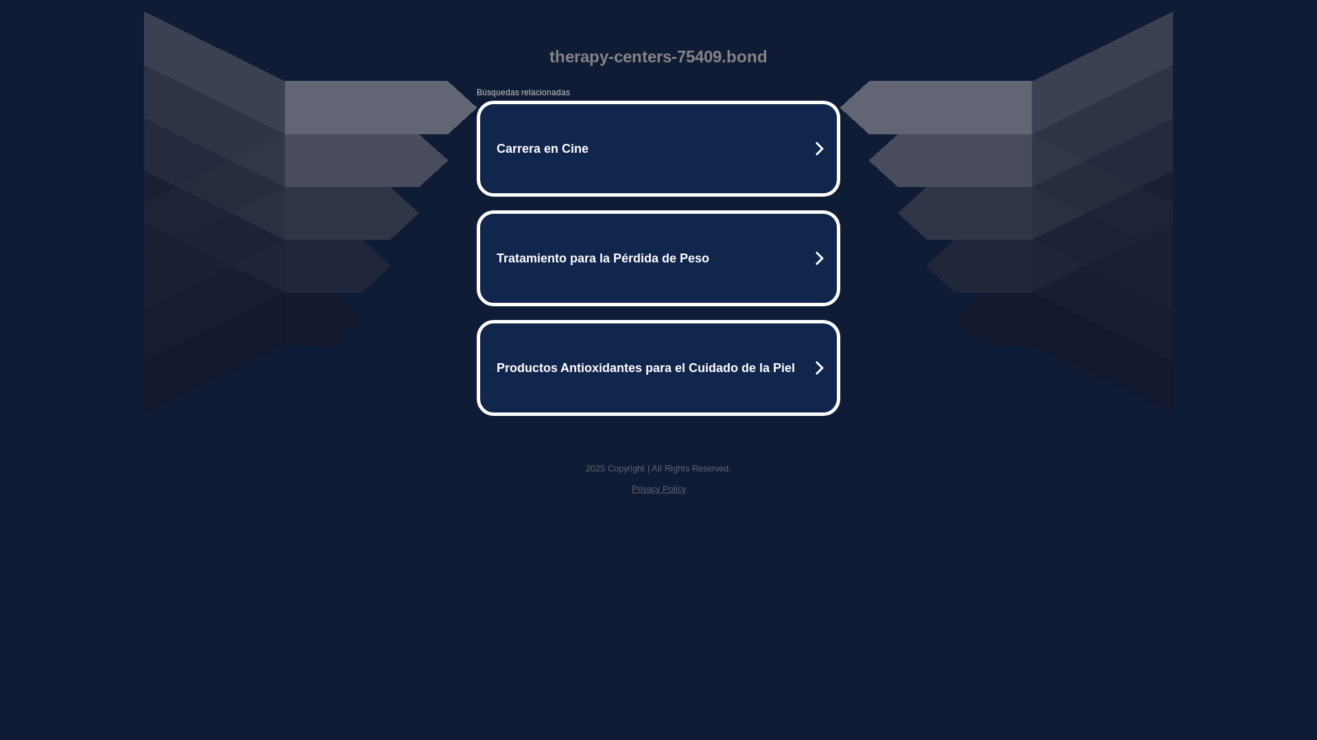 website screenshot of https://therapy-centers-75409.bond/