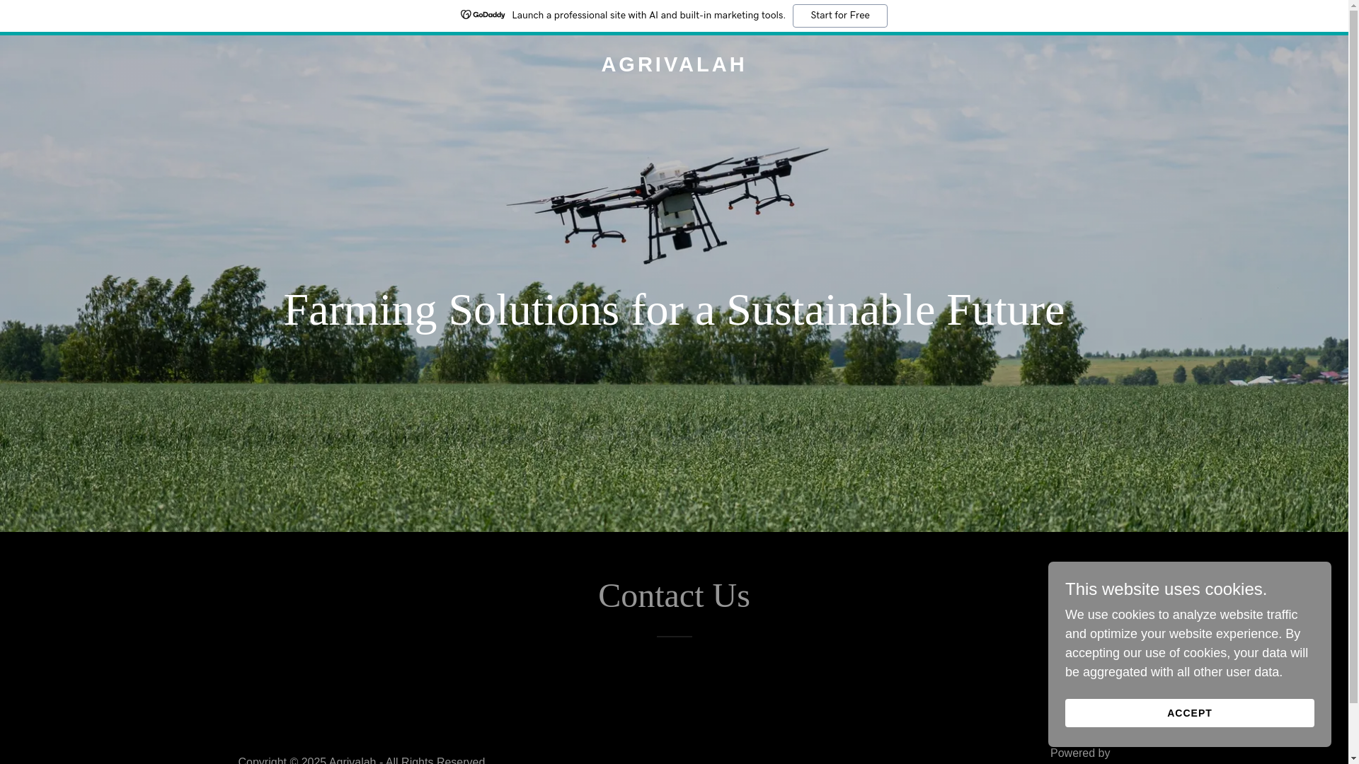website screenshot of https://agrivalah.in/