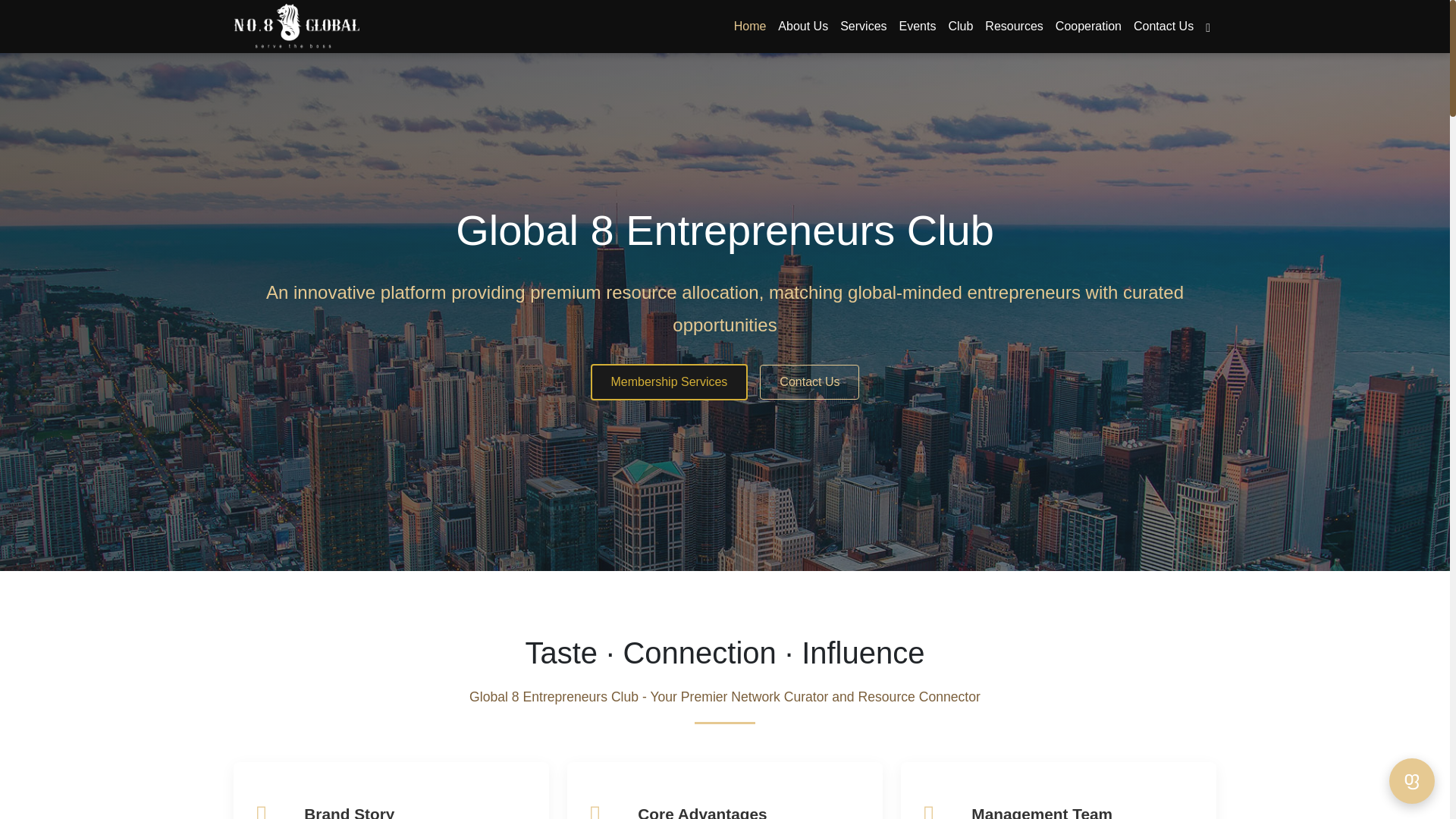 website screenshot of https://global-8-staging.pages.dev/