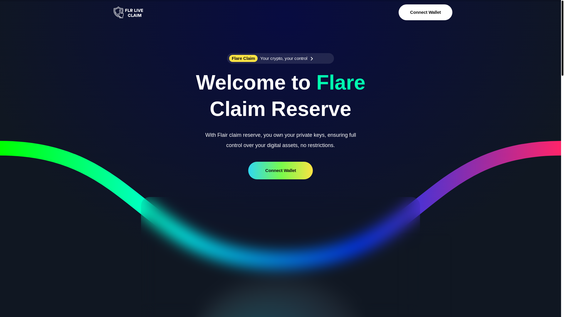 website screenshot of https://flarereserve.com/