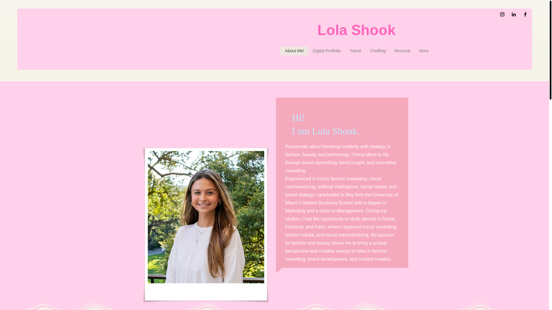 website screenshot of https://lolashook.com/