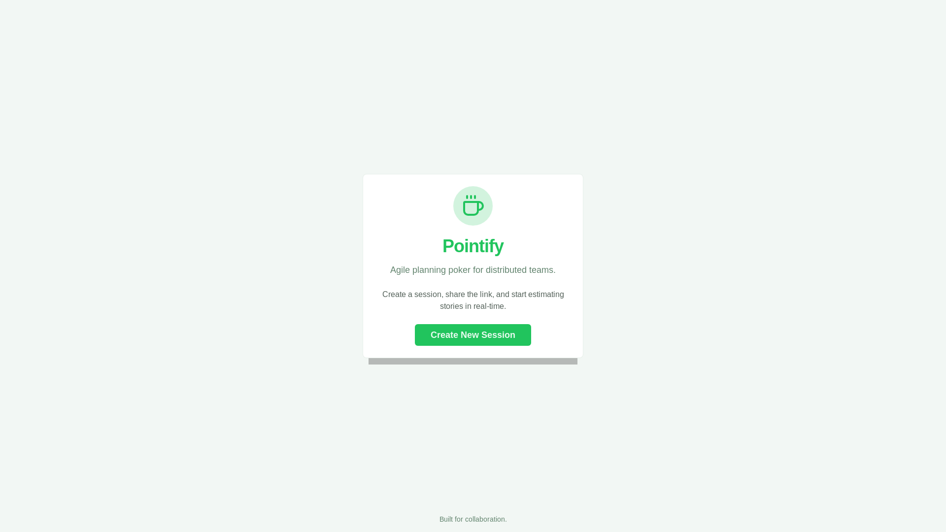 website screenshot of https://planning-poker-cnl.pages.dev/