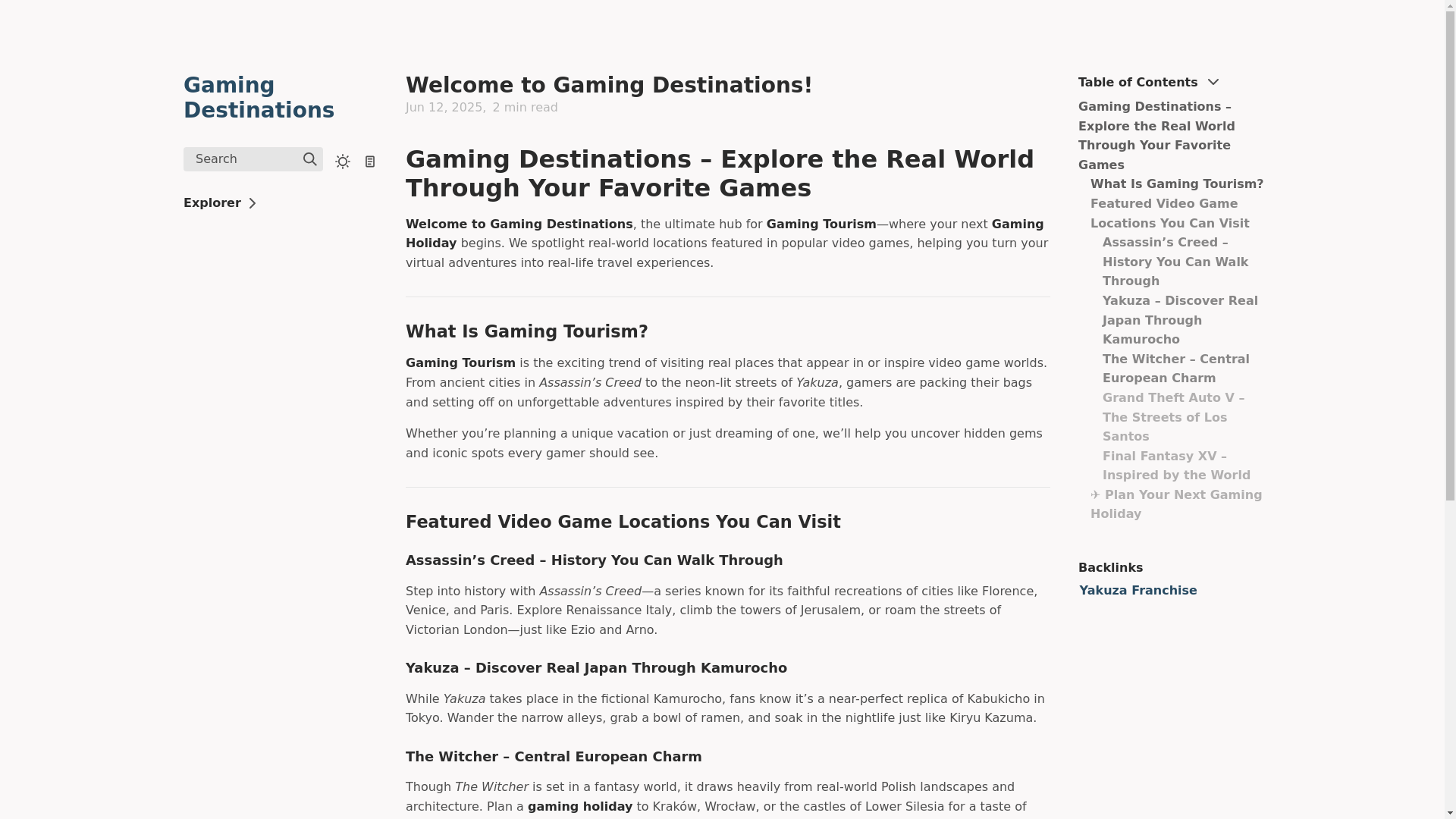 website screenshot of https://gamingdestinationz.pages.dev/