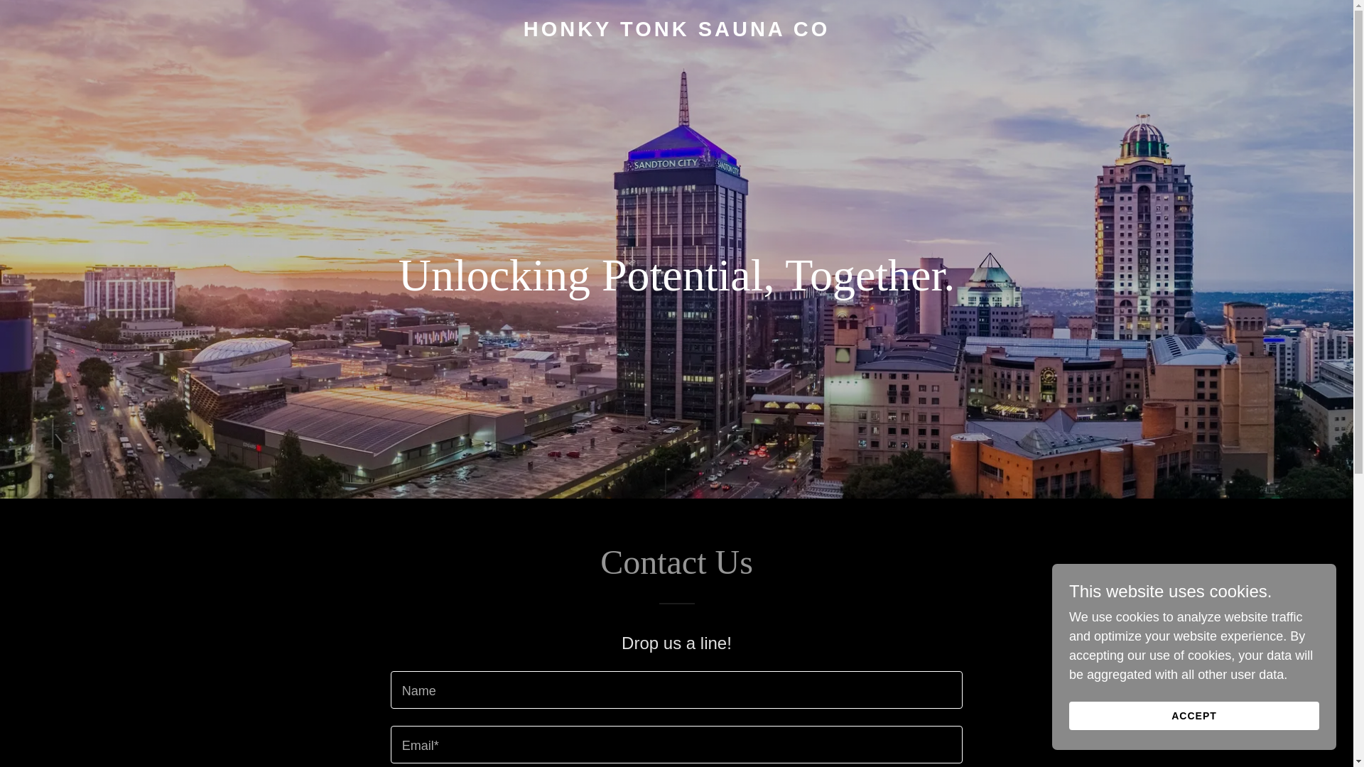 website screenshot of https://honkytonksaunaco.com/