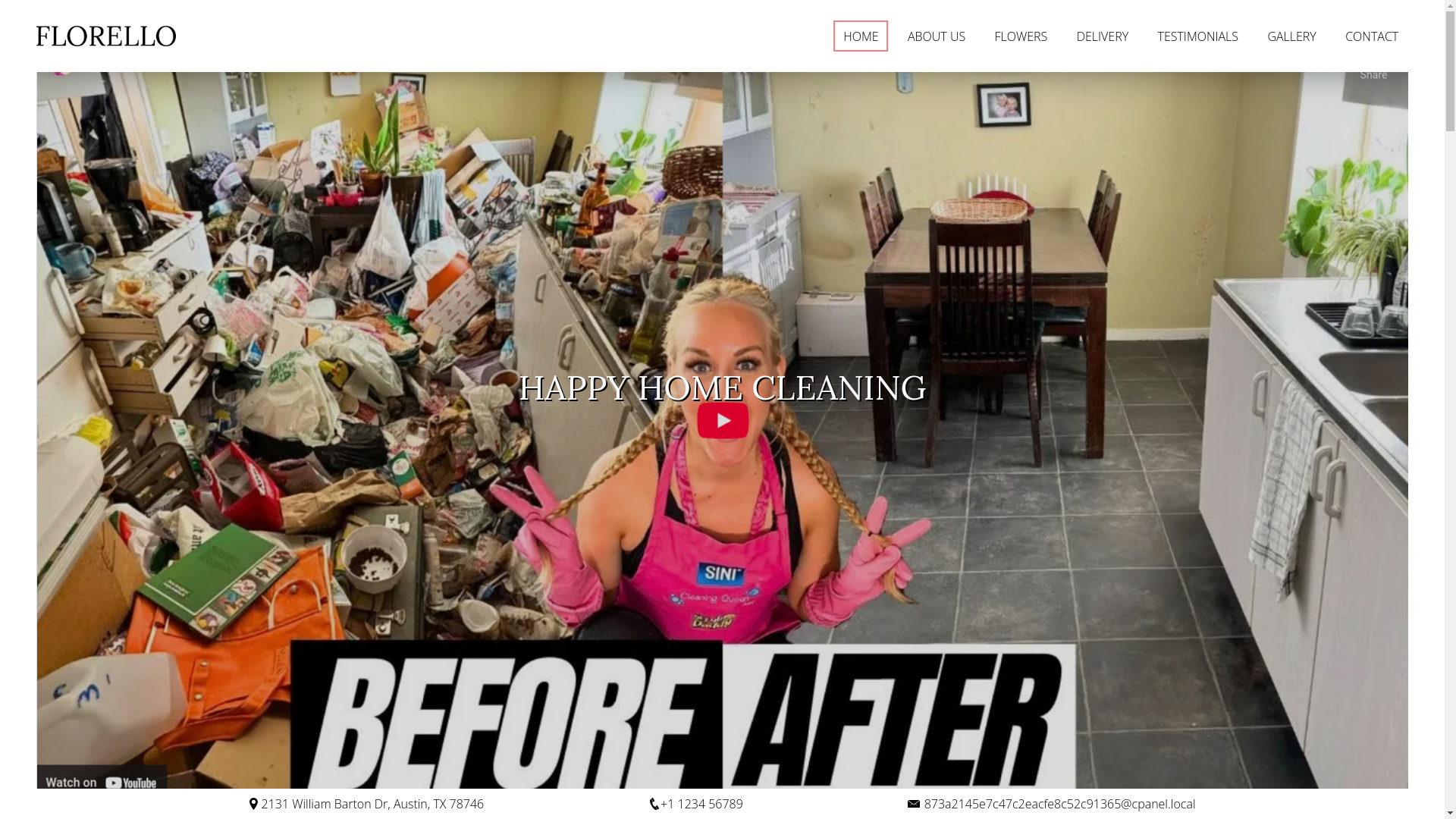 website screenshot of https://happyhomecleaning.com.au/